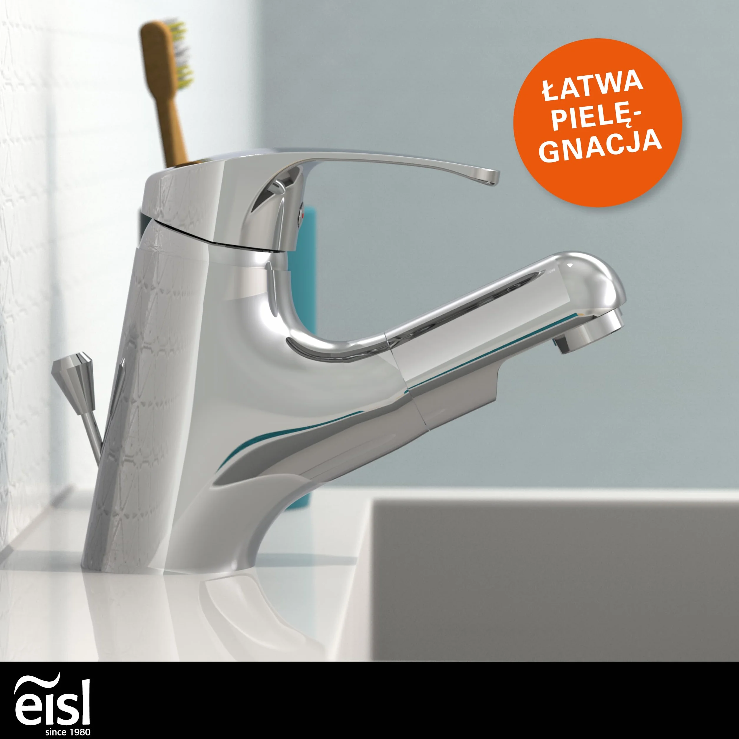 Bateria umywalkowa Vico, jednouchwytowa bateria z wyciąganym sprayem, chrom, NI075TCO