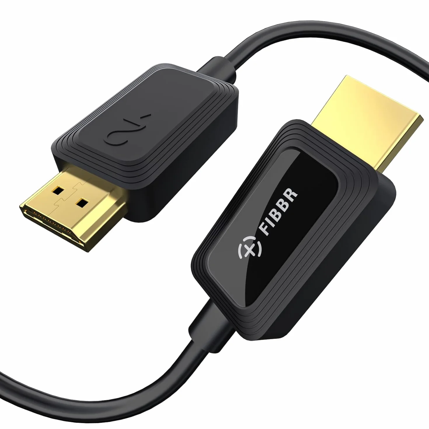 FIBBR 8K HDMI Światłowodowy Kabel 15M, Obsługa 48Gbps Ultra High Speed HDMI 2.1 Cable/AOC 8K@60Hz, 4K@120Hz/144Hz HDR eARC Kompatybilny z PS5, Xbox Series X, PC, TV