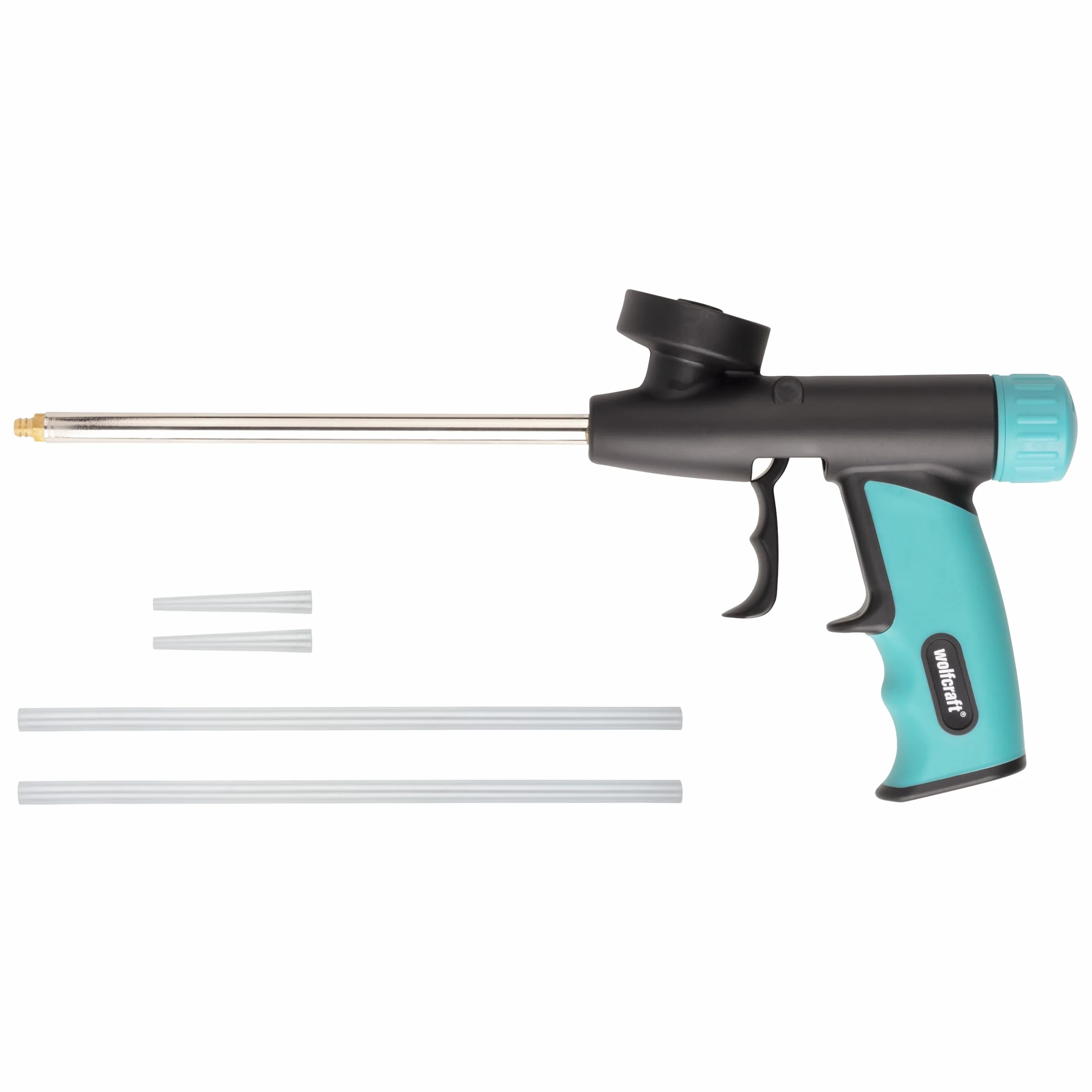 wolfcraft Pistolet do aplikatora pianki I 4342000 I do dokładnego uszczelnienia, izolacji i klejenia