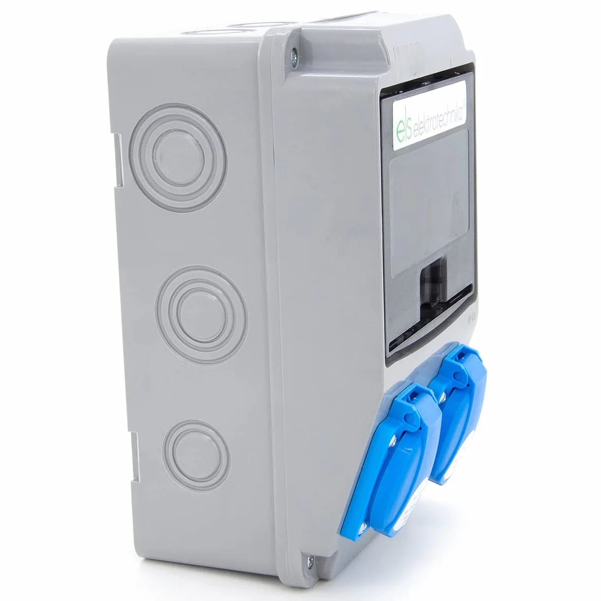 Rozdzielacz prądu roboczego 6NO 2 x 230 V + LS i przewodowy FI (2 x 230 V + 1 x LS C16 + FI40