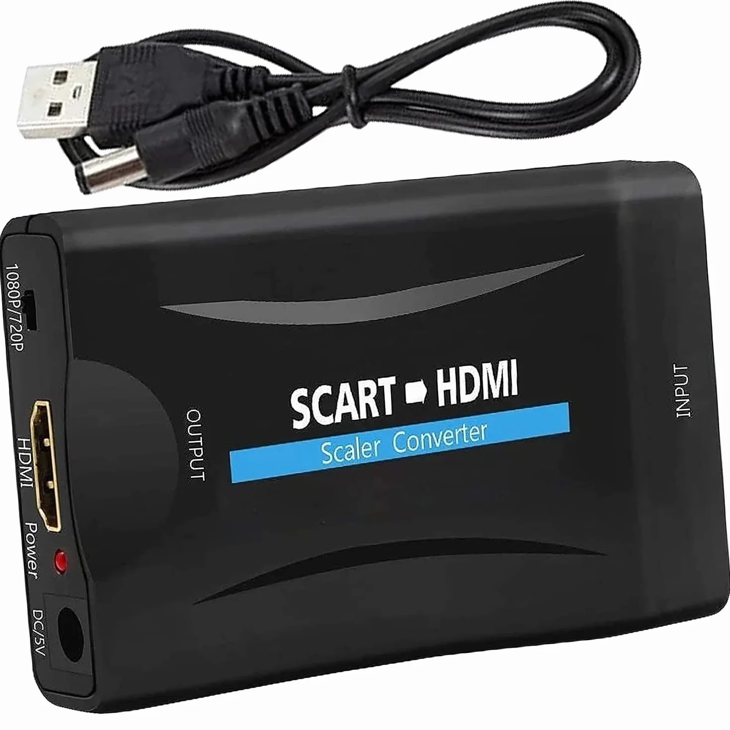Konwerter SCART do HDMI 720p/1080p Adapter Audio Video HD