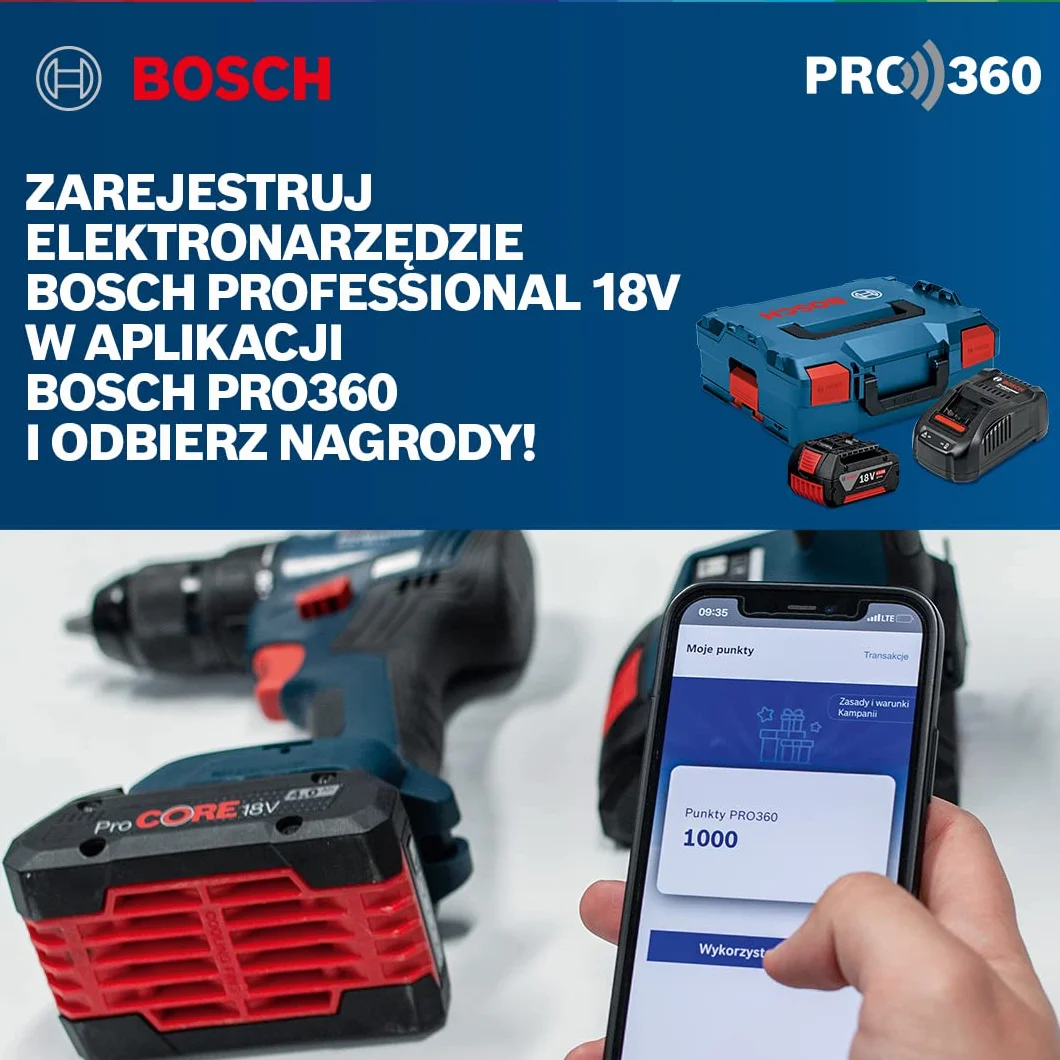 Bosch Professional GPB 18V-2 C akumulatorowe radio budowlane 18V Bluetooth FM AUX