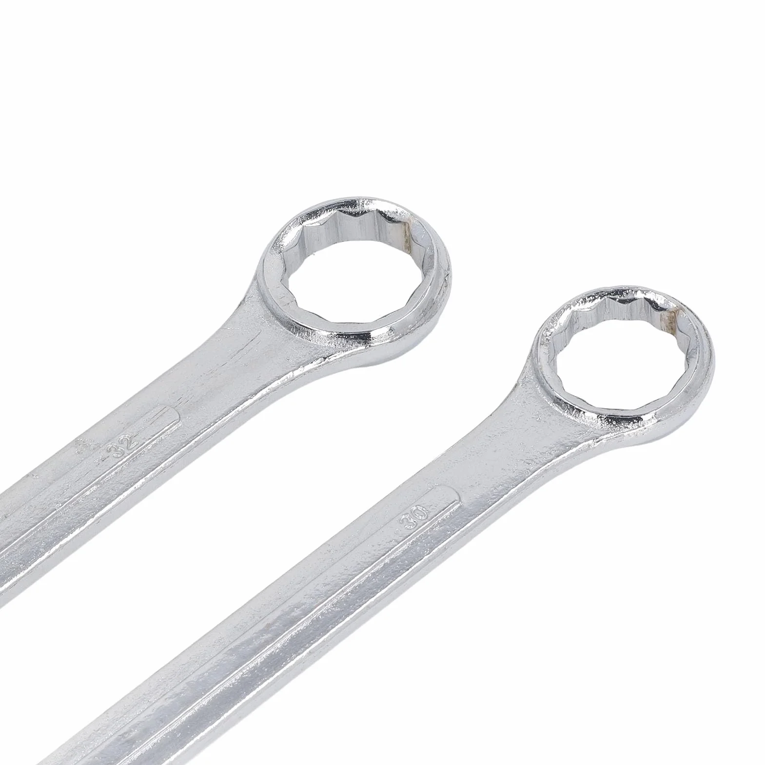 16 szt. Kluczy Płasko-oczkowych Metryczny Dwustronny Zestaw Kluczy Płasko-oczkowych z grzechotką Dwustronnego Zastosowania Klucz 8mm do 32mm z torbą do Przechowywania