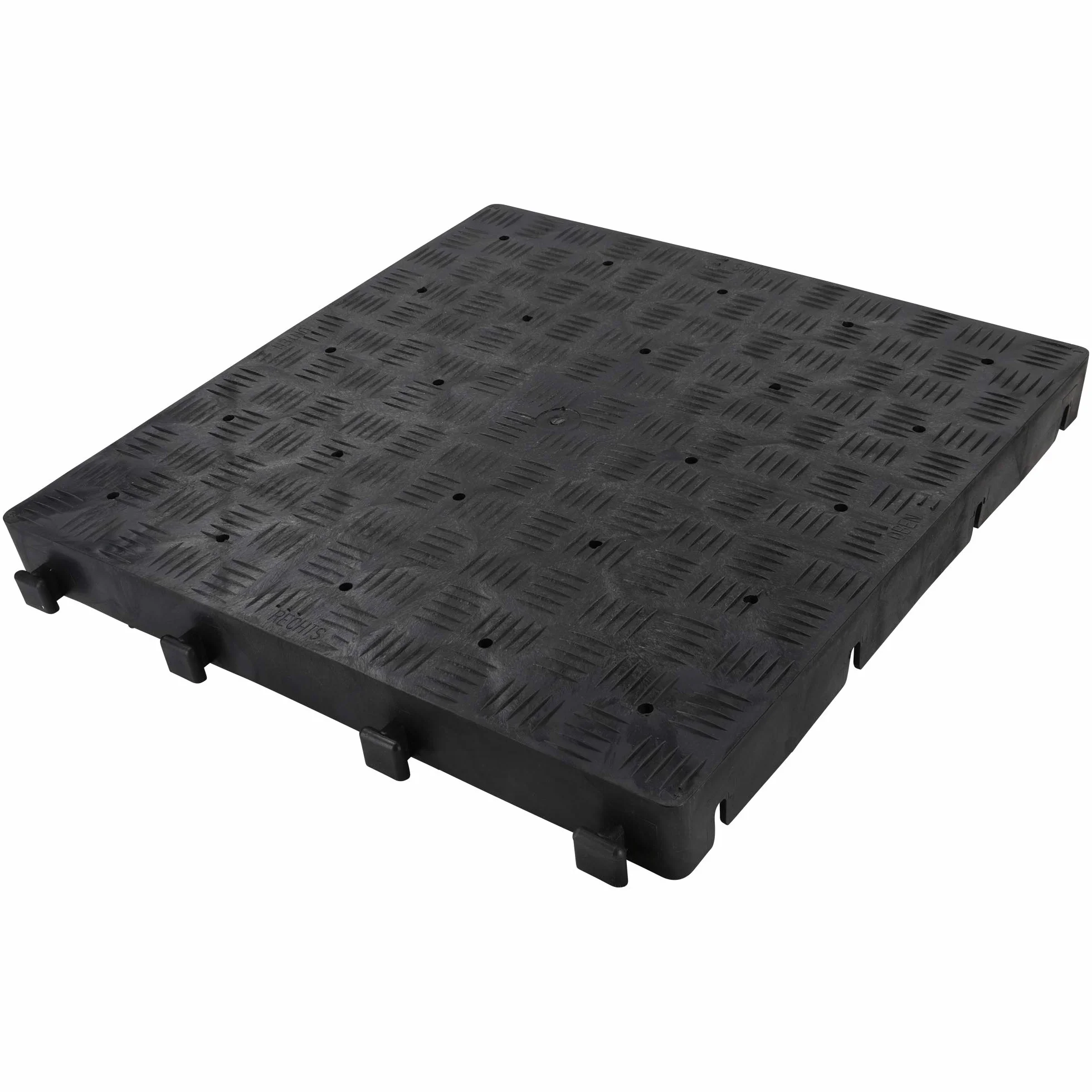 Easy Floor Podłoże do namiotu, płyty podłogowe z tworzywa sztucznego, 50 x 50 x 5 cm, 4 szt. (1 m²)