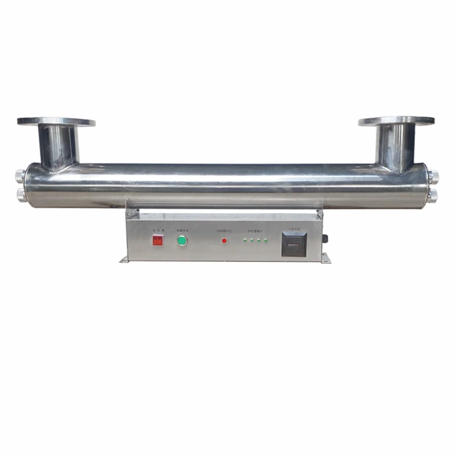System filtracji wody - Napój System sterylizatora do uzdatniania wody UV, filtr do oczyszczania akwakultury 48gpm 160W Lampa z filtrem świetlnym(UVC-80W-2)