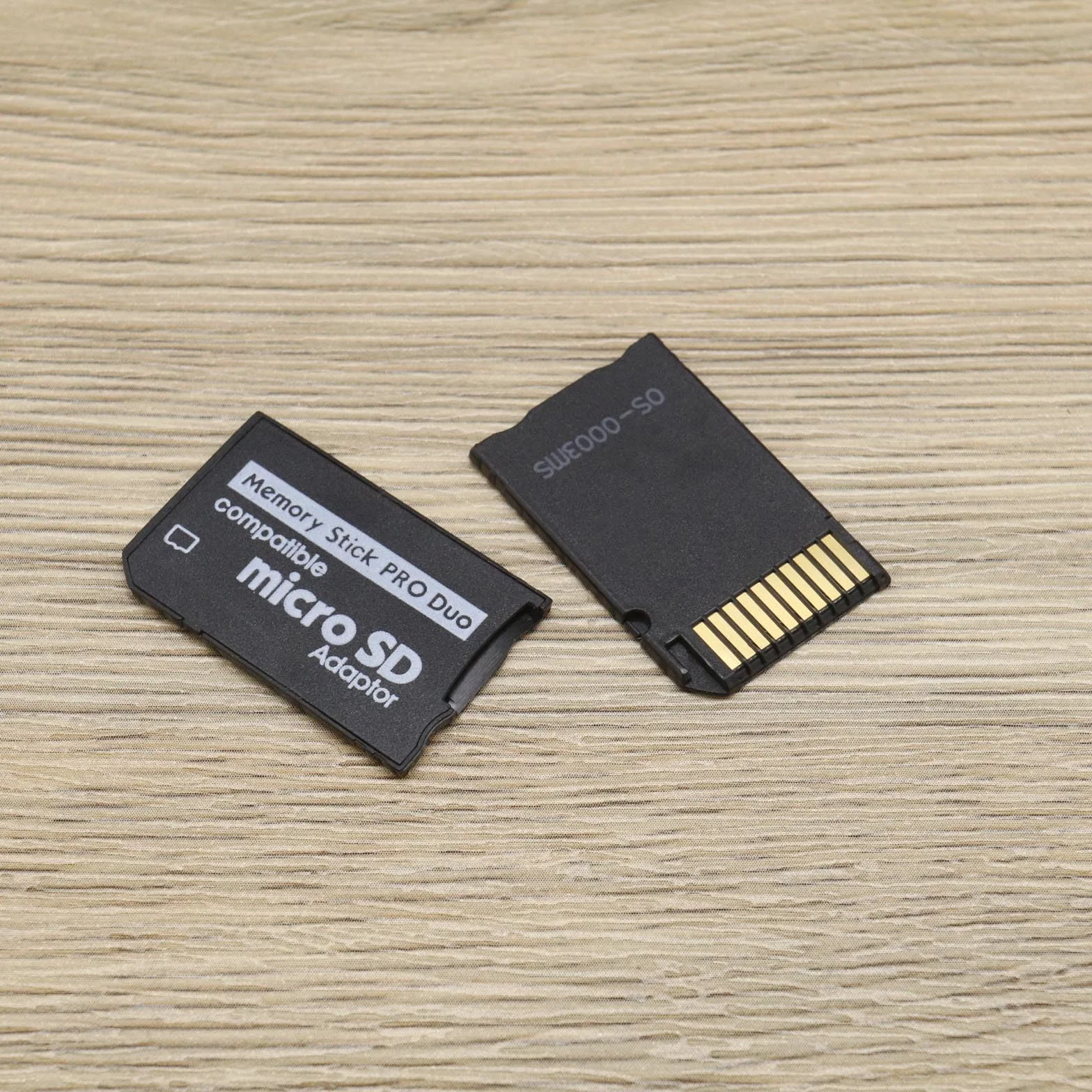 Zestaw 2 adapterów kart pamięci Micro SD do Pro Duo, kompatybilny z aparatami Sony PSP Console 1000 2000 3000