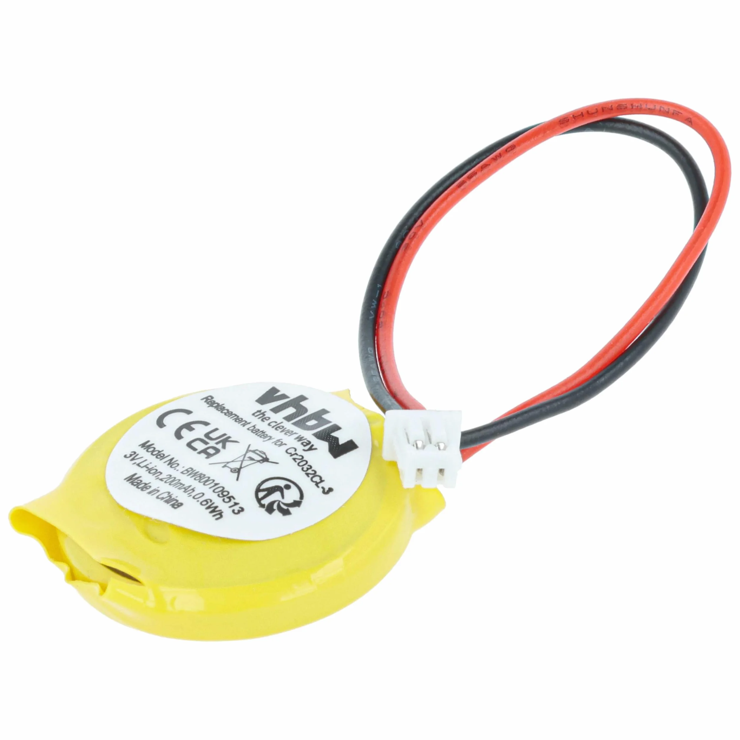 vhbw Bateria BIOS kompatybilna z notebookiem komputerowym Lenovo ThinkPad T420si, T430s, T430si, T431s (200mAh, 3V, Li-Ion)