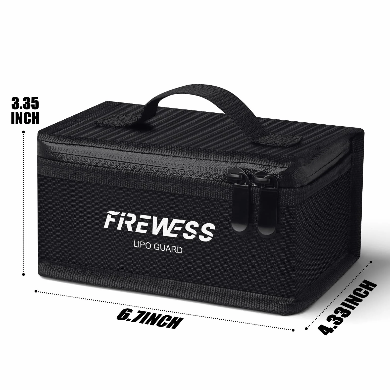 Lipo Safe Bag, ognioodporne pudełko na akumulatory, ognioodporna, duża pojemność (2 sztuki)