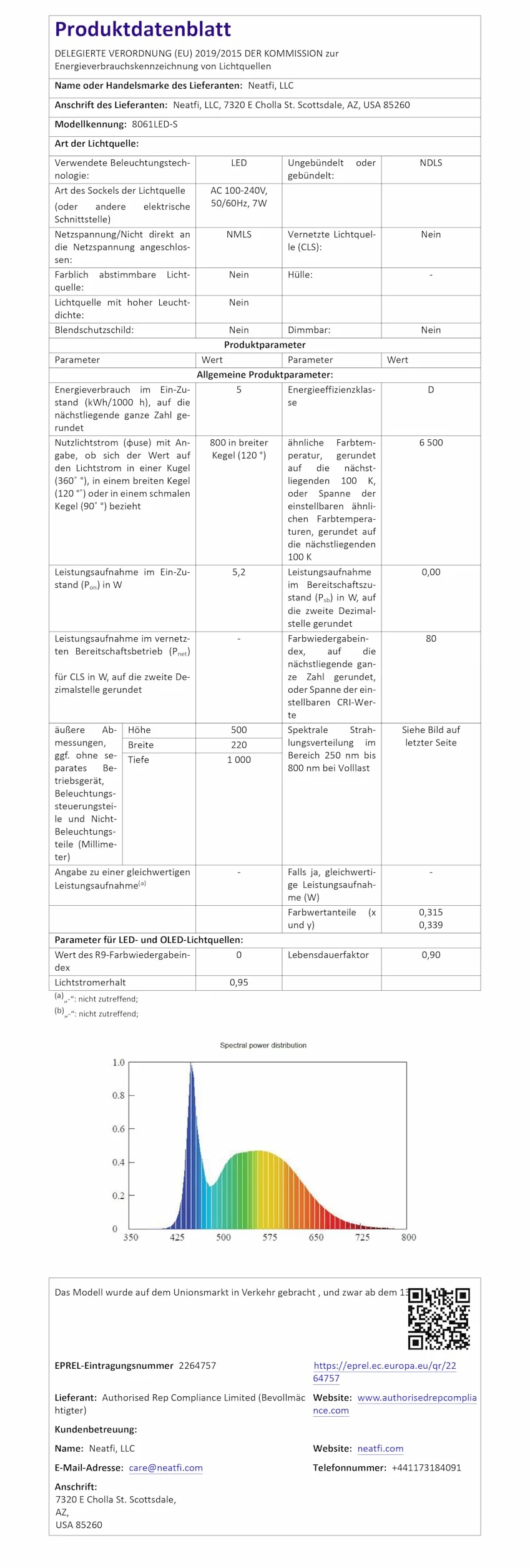 Neatfi Lampa podłogowa Elite HD Bifocal Super LED, soczewki o powiększeniu 3/12 dioptrii, temperatura barwowa 6500K, 42 diody LED SMD, regulowany szyjowy przegub, wysokość dostosowalna (biała)