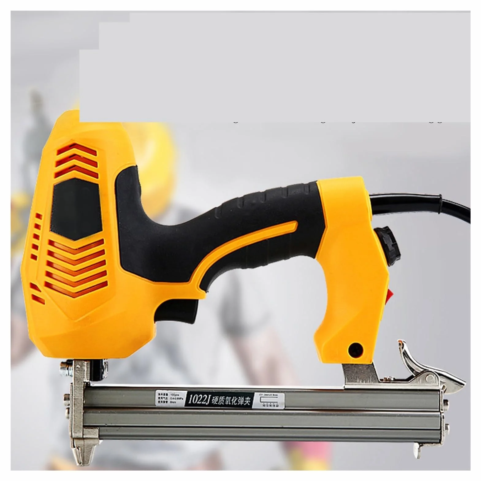 2300W elektryczny pistolet do gwoździ U gwoździarka zszywacz zszywacz do drewna zszywacz do mebli elektronarzędzia do baterii