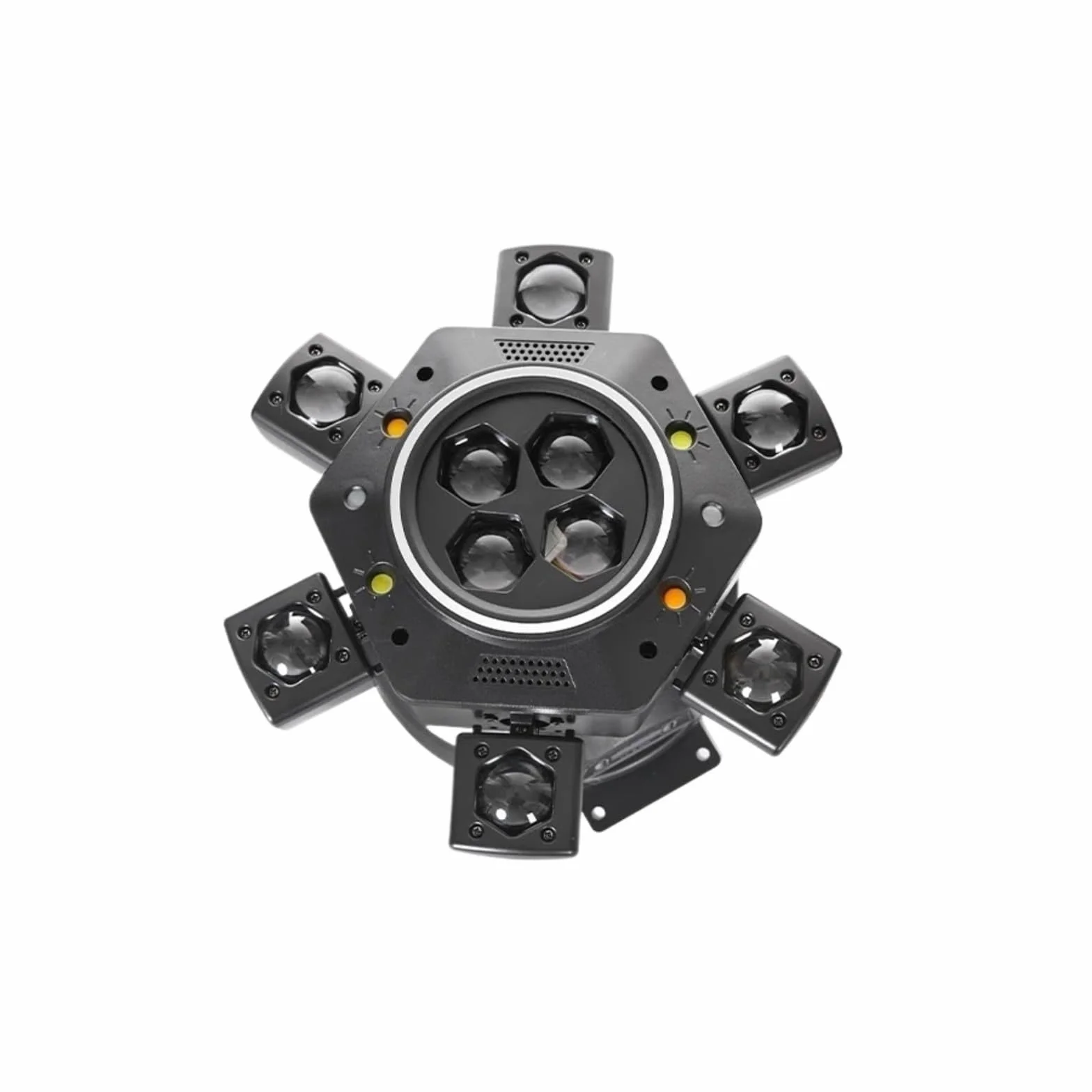 Lampa projektora, ruchoma głowica świetlna dla DJ-a z pilotem zdalnego sterowania, 6 ramion, LED, na imprezę dyskotekową, kolorowe, efekt sceniczny, do klubu nocnego, na przyjęcie urodzinowe i bal na