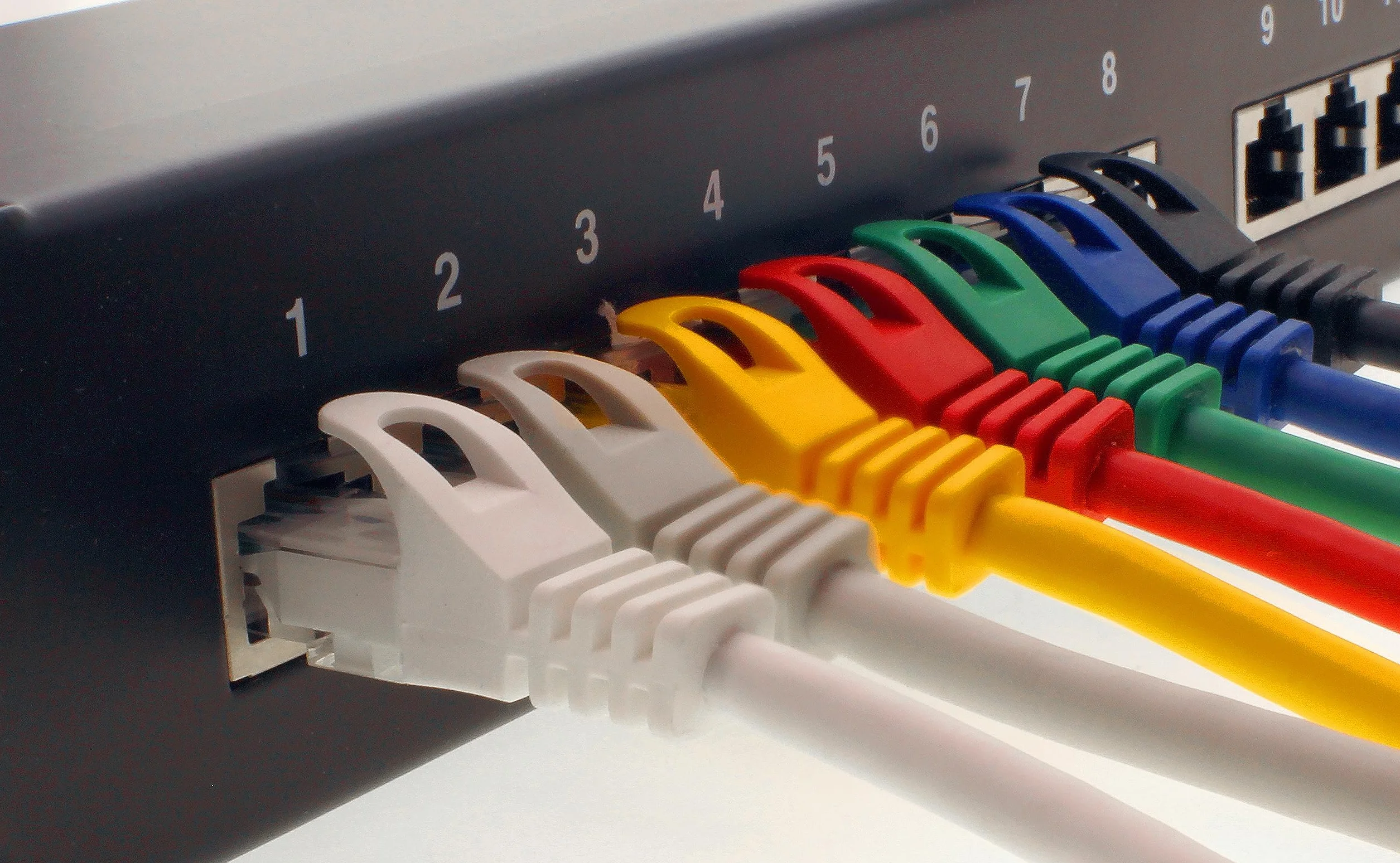 Kabel sieciowy Cat7 1m biały