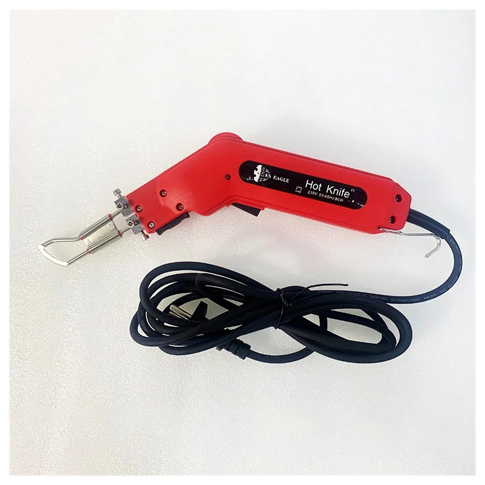 Przecinaki do drutu Hand Hold Heating Nóż Nóż Knife Hot Cutter Tkaniny Pianka Rope Elektryczne narzędzia do cięcia Ciepła nóż Nóż do styropianu, narzędzie do cięcia pianki (Color : RC80 RED B12)