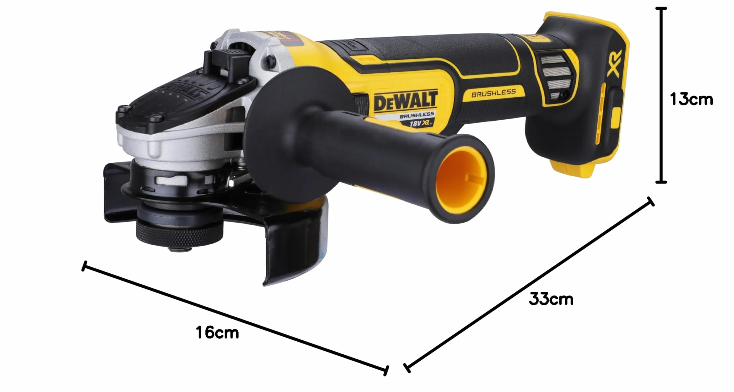 Dewalt Dcg405N Szlifierka Kątowa, Żółty/Czarny, 125 mm