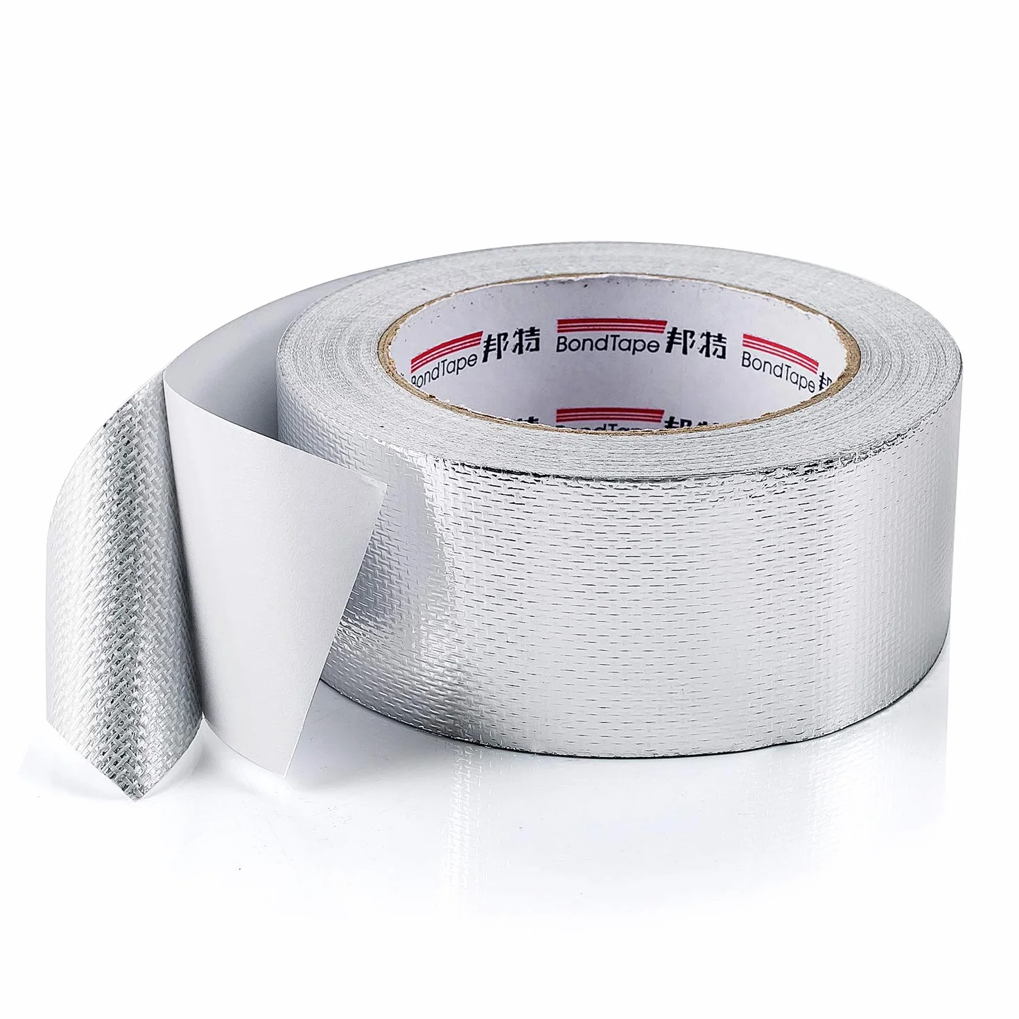 Taśma samoprzylepna, taśma aluminiowa, odporna na ciepło ochrona termiczna, odporna na rozdarcie. Szeroka taśma aluminiowa uszczelniająca z tkaniną z siatki szklanej do uszczelniania izolacji 5 cm *