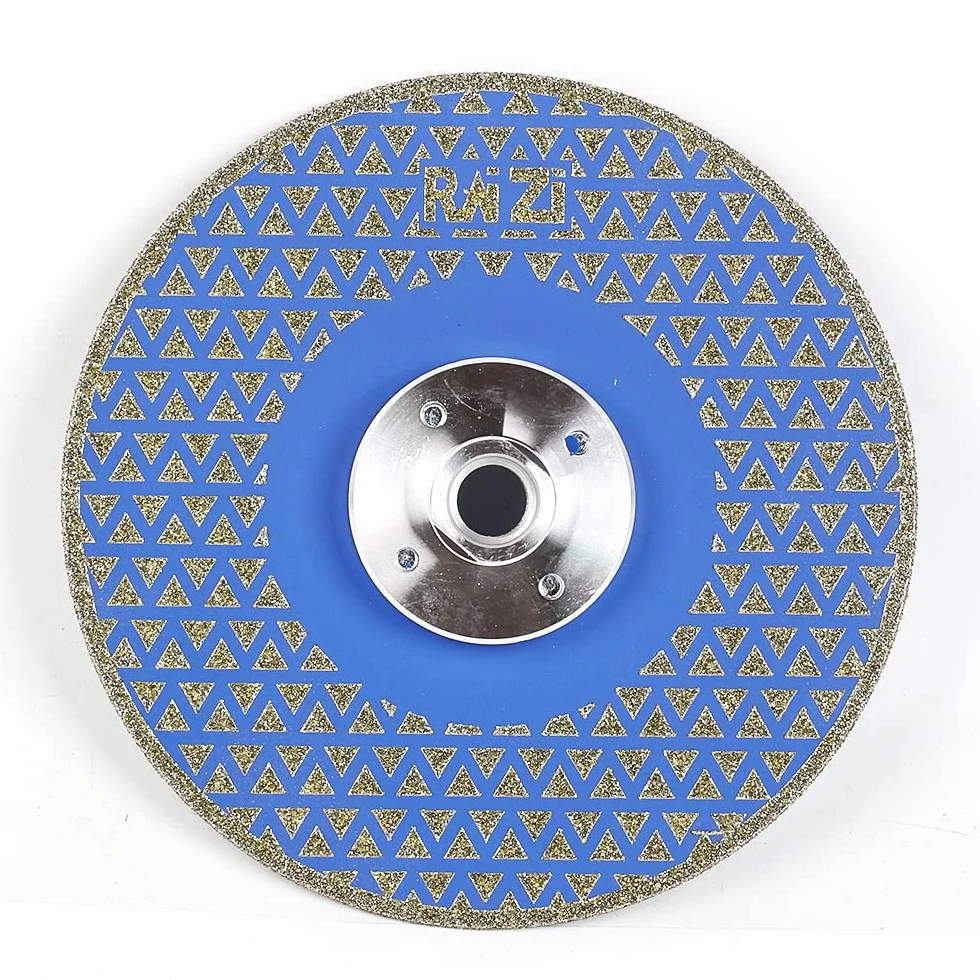 Raizi 150 mm galwanizowana tarcza diamentowa do cięcia i szlifowania płytek ceramicznych marmuru kamienia