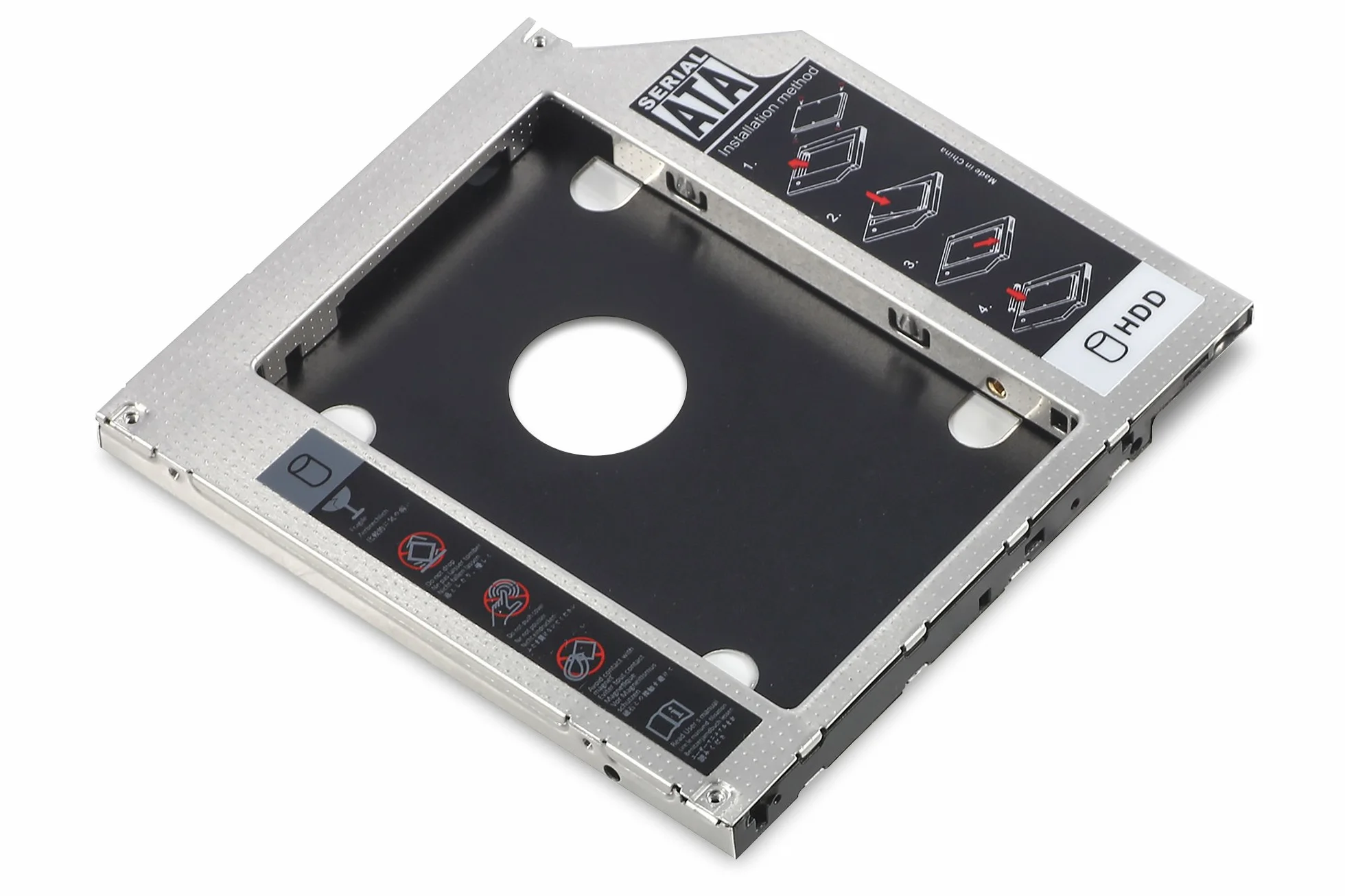 DIGITUS Ramka montażowa SSD/HDD 2,5", SATA do SATA III, 9,5 mm, 6 Gbit/s