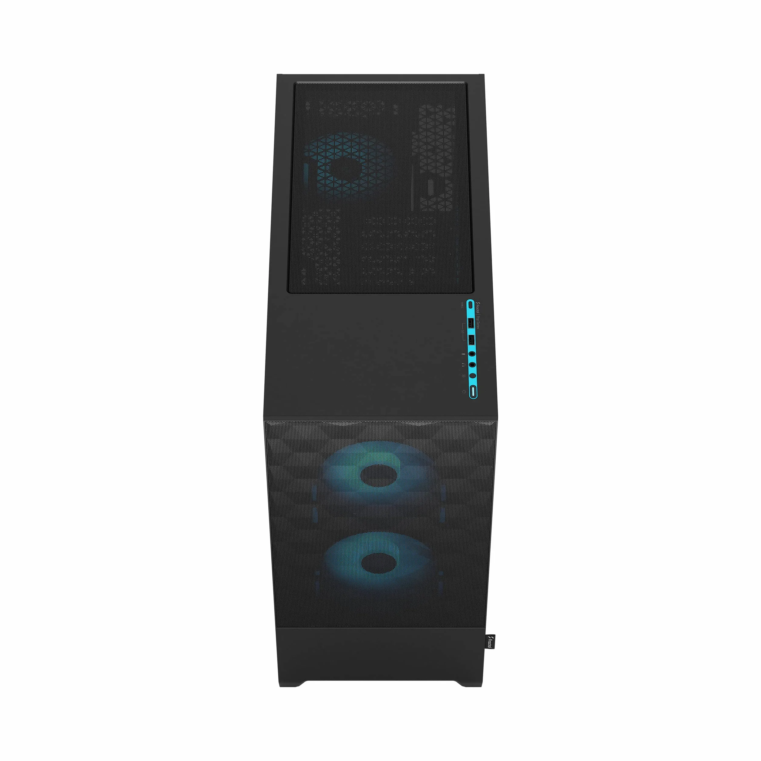 Fractal Design Pop Air RGB obudowa komputera ATX czarny cyjan szkło hartowane