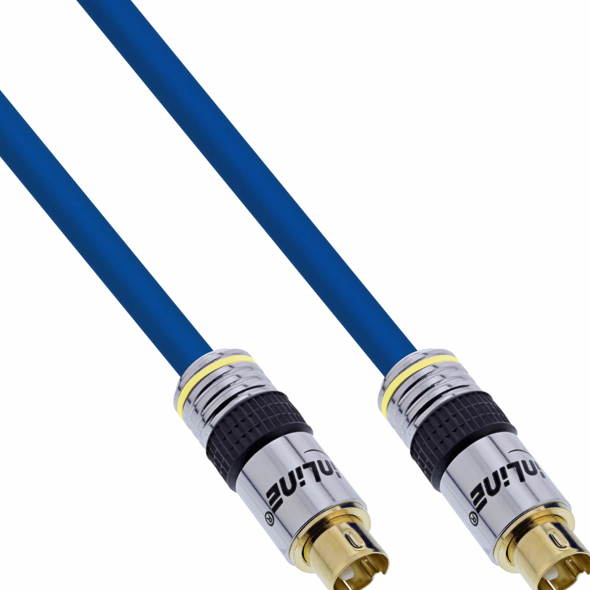 InLine S-VHS kabel Premium pozłacana wtyczka 4-biegunowa mini DIN 2 m