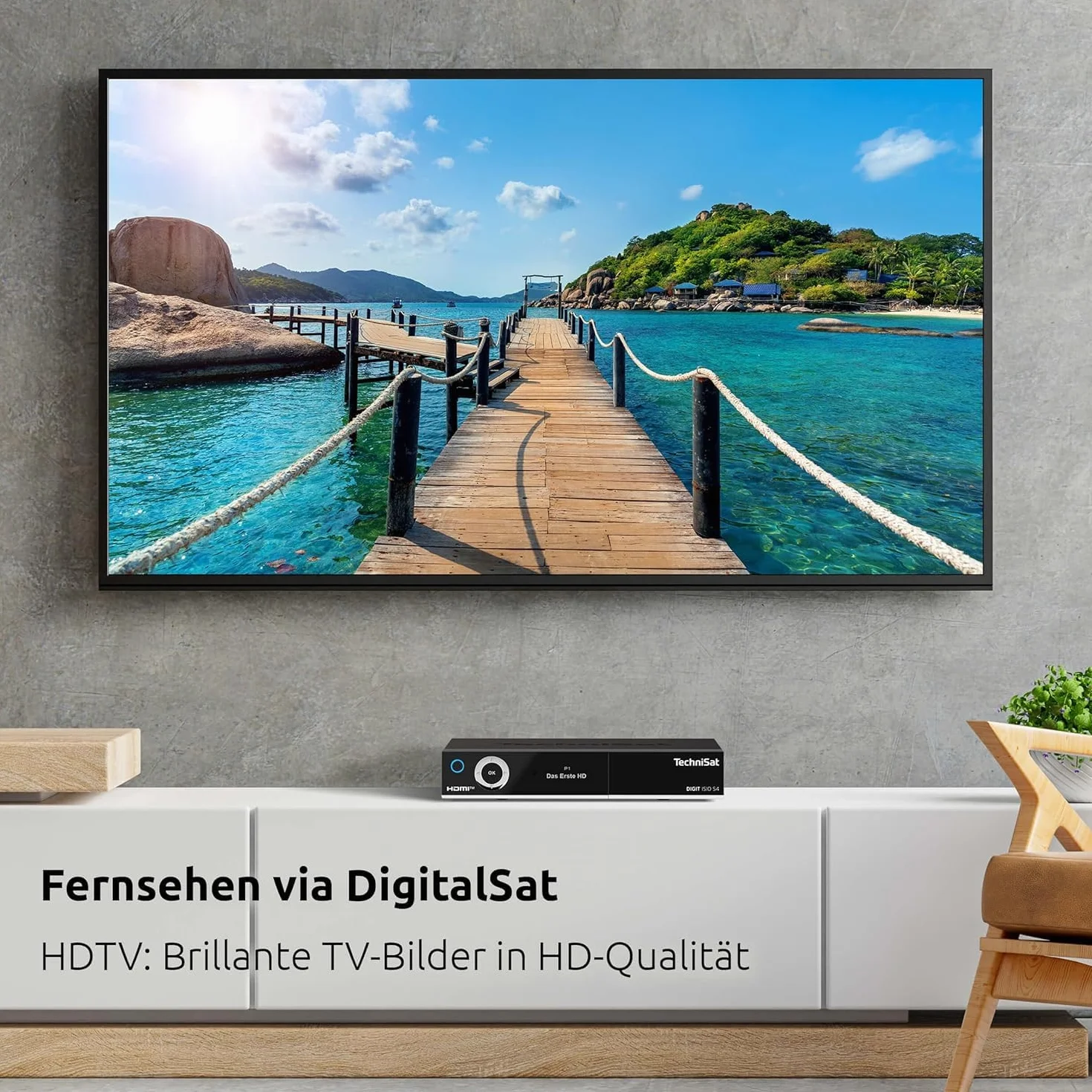 TechniSat DIGIT ISIO S4 – Twin Sat-Receiver z wyświetlaczem alfanumerycznym (HDTV Twin-Tuner, DVB-S2, funkcja nagrywania PVR przez USB lub w sieci, HbbTV, CI+, HDMI) czarny