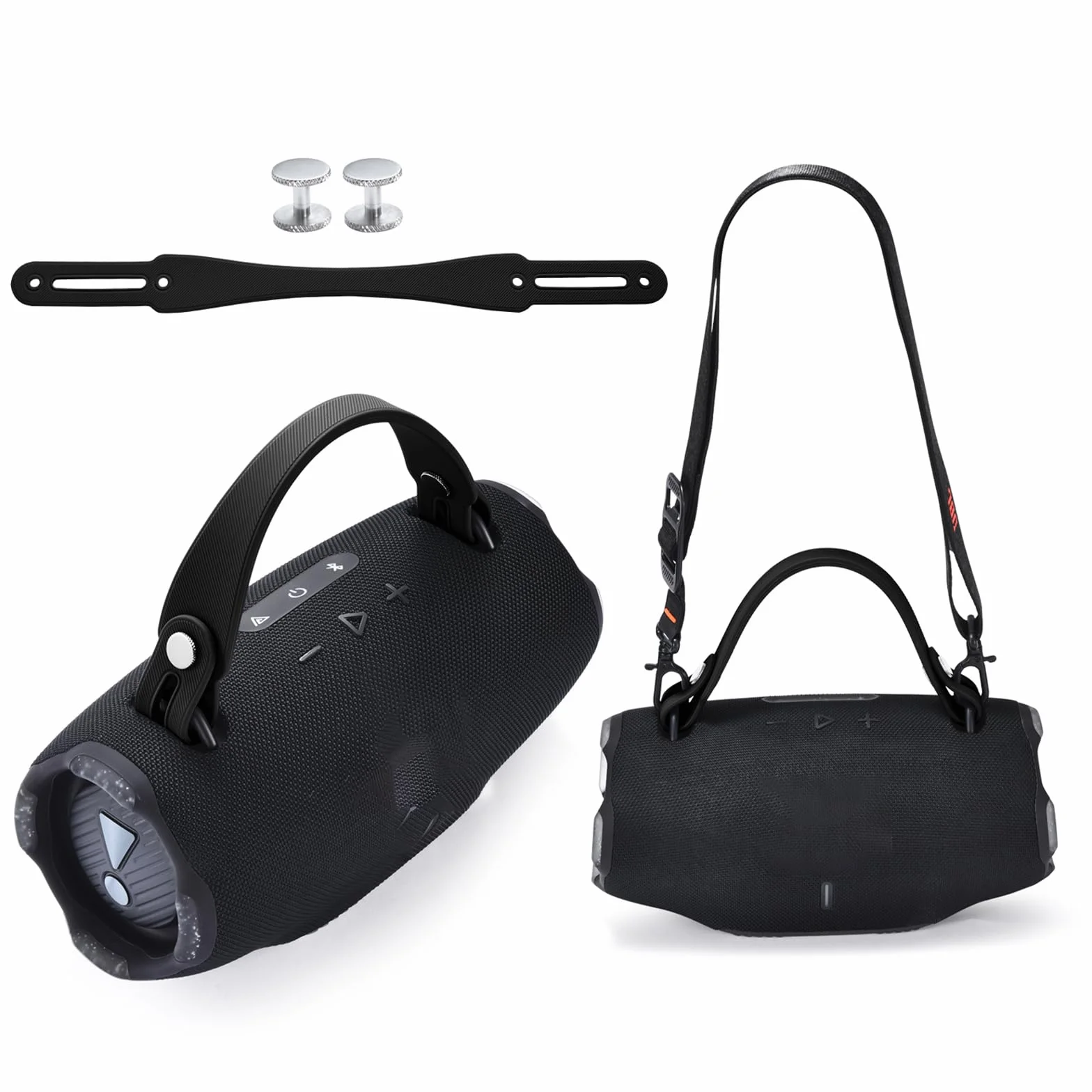 Silikonowy pasek na rękę do bezprzewodowego głośnika Bluetooth JBL Xtreme 4/3/2, przenośny pasek do noszenia ze śrubami aluminiowymi, antypoślizgowy i przyjazny dla skóry