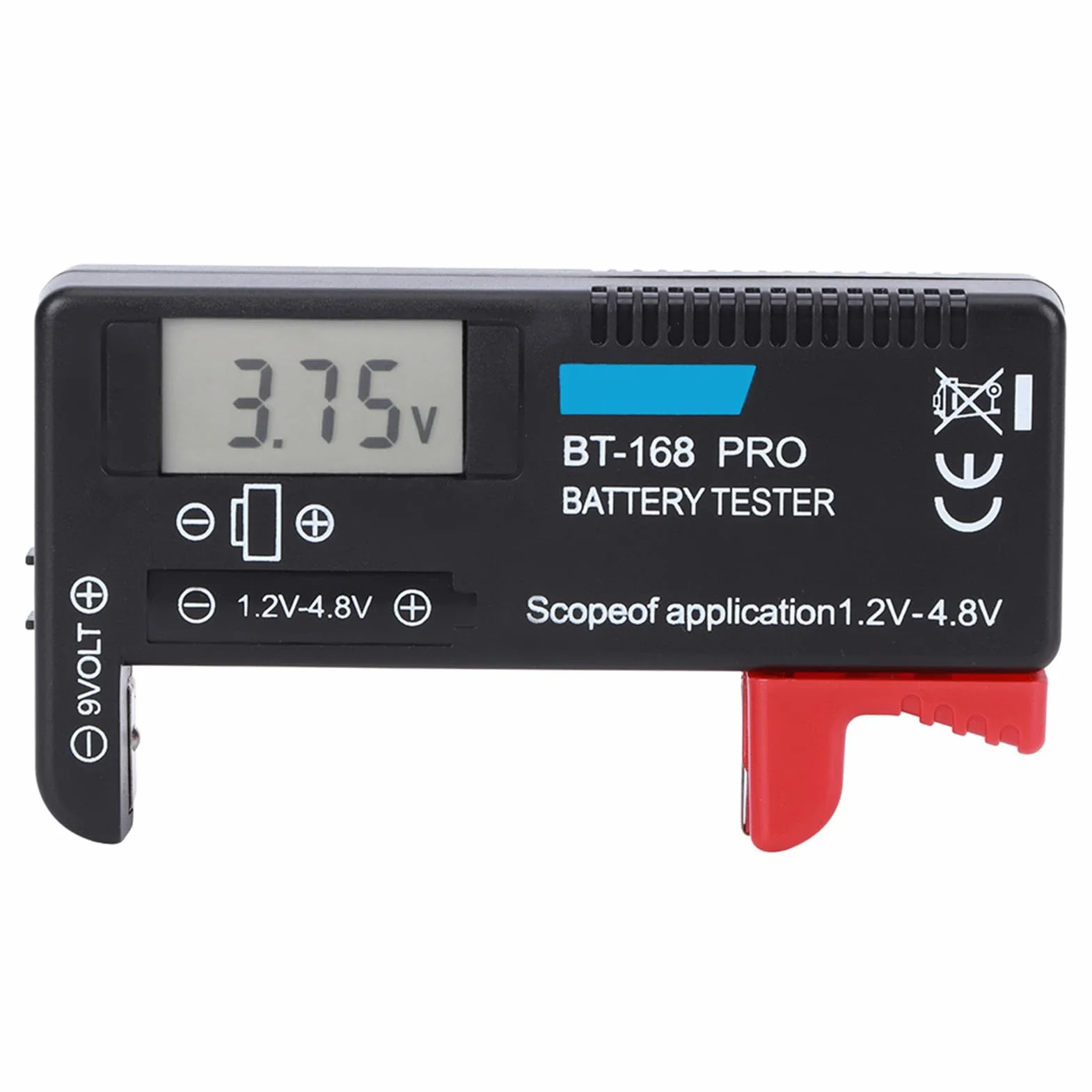 Cyfrowy Tester Baterii LCD Przenośny Przyrząd do Sprawdzania Baterii Guzikowych