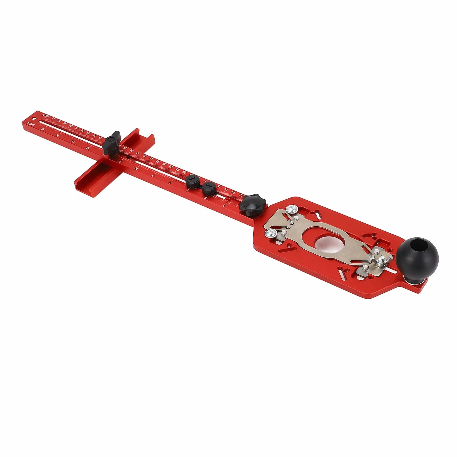 Generic Wspornik do Frezowania Frezarskiego Mocne, Regulowane Narzędzie do Obróbki Drewna Wielofunkcyjne Zastosowanie 3 w 1 Wytrzymały Stop Aluminium