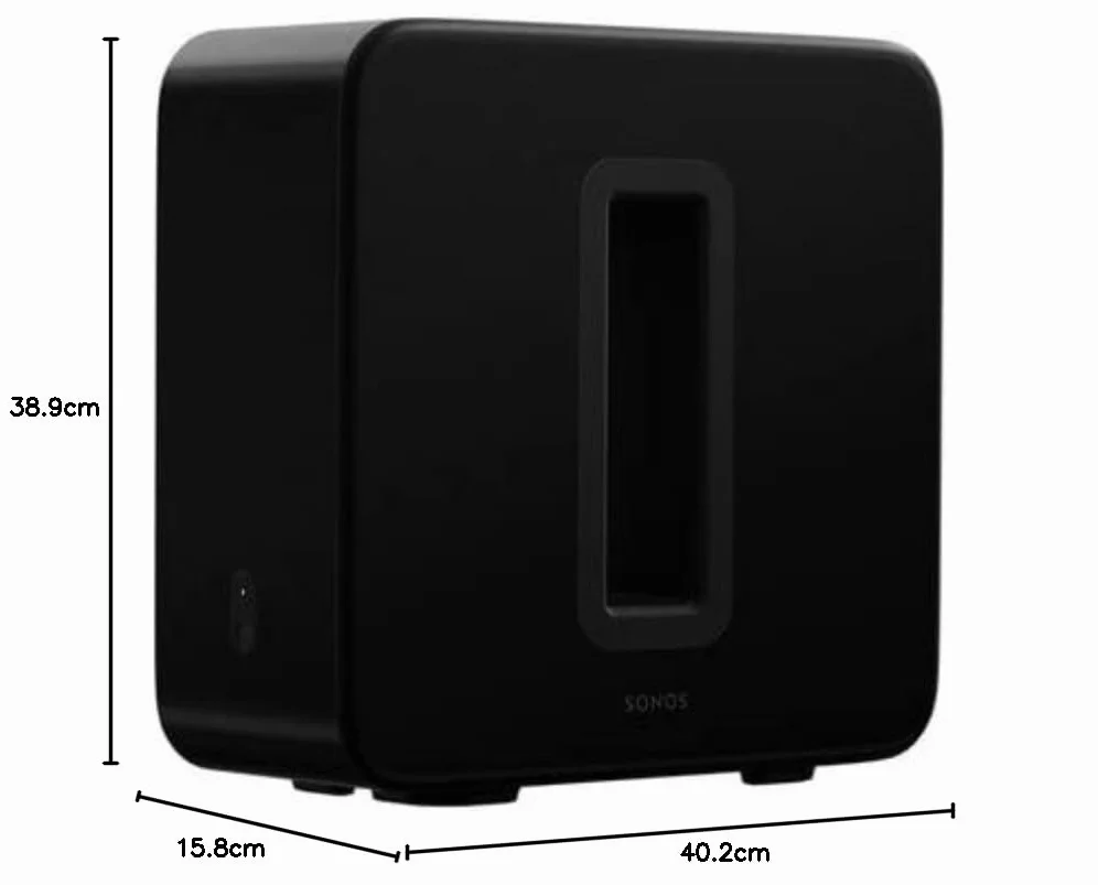 Sonos Sub Gen 3 Bezprzewodowy subwoofer Czarny