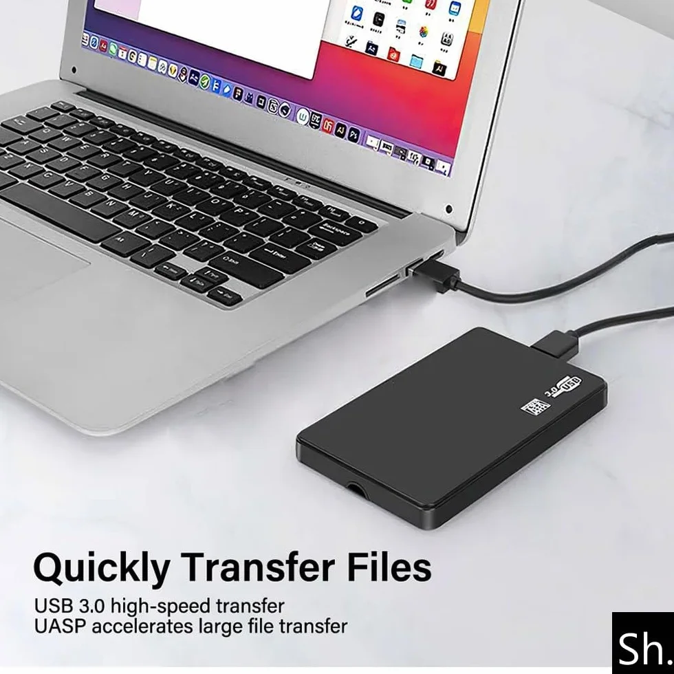 Obudowa Dysku 2.5" SATA USB 3.0 UASP 5 Gb/s do SSD/HDD Czarna