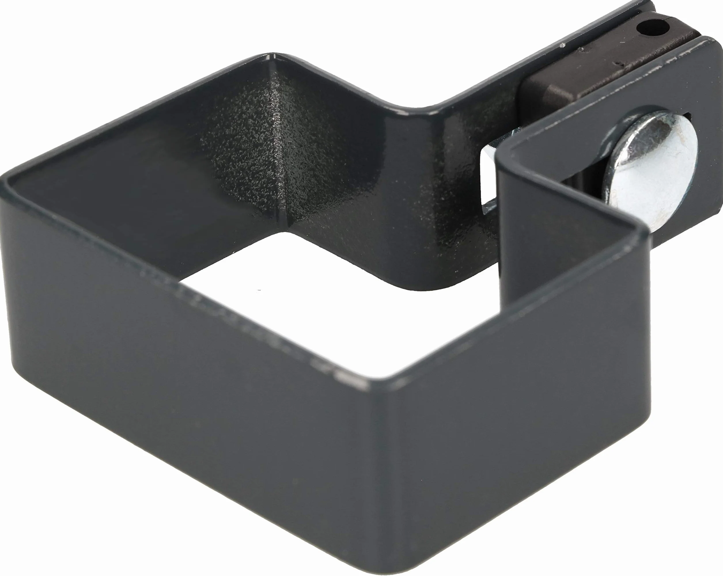 KOTARBAU® Zaciski końcowe prostokątne 60x40mm Zacisk do ogrodzenia dla słupków Kolor Mocowanie siatek kratowych, antracytowy, 60x40mm, Ogród