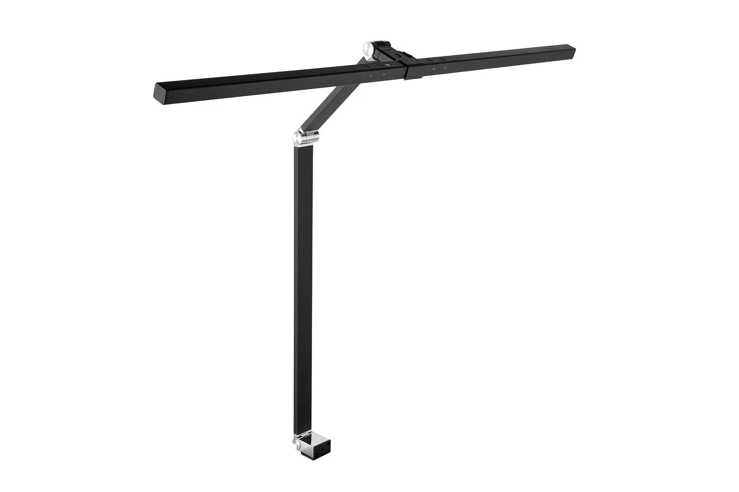 Alco-Albert - lampa biurkowa LED z zaciskiem stołowym 160 diod LED 11,5 W | Lampa robocza z czujnikiem światła, płynną regulacją jasności i wyjątkowo jasnym oświetleniem LED