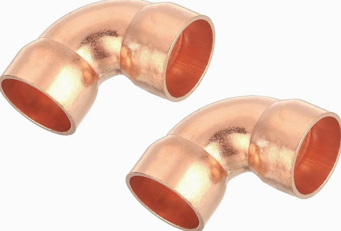 Miedziane kolanko 90 stopni | Wiele rozmiarów, 4 szt.: HVAC, hydraulika, systemy chłodzenia(67*1.8mm)