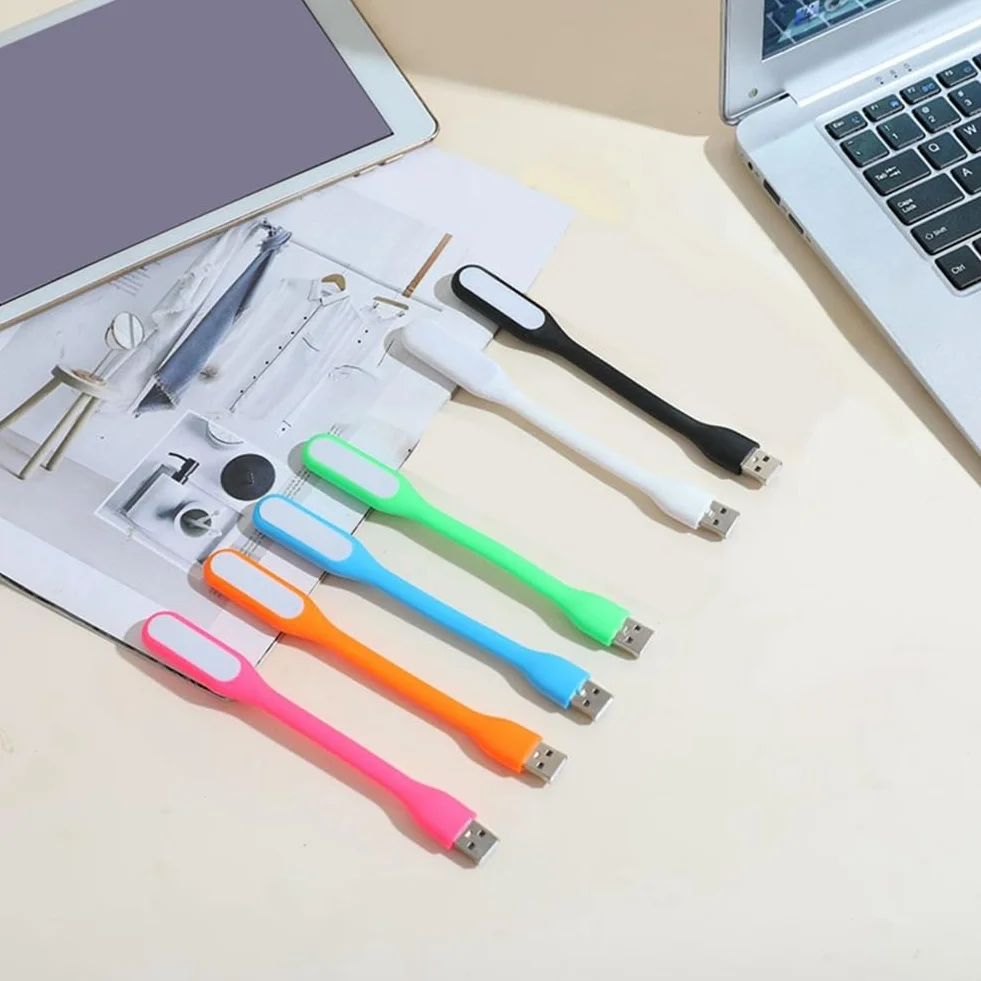 Wielofunkcyjny Mini Wentylator Biurkowy USB z Uniwersalną Lampką USB EnergooszczęDna PrzenośNa Lampka LED, PomarańCzowa