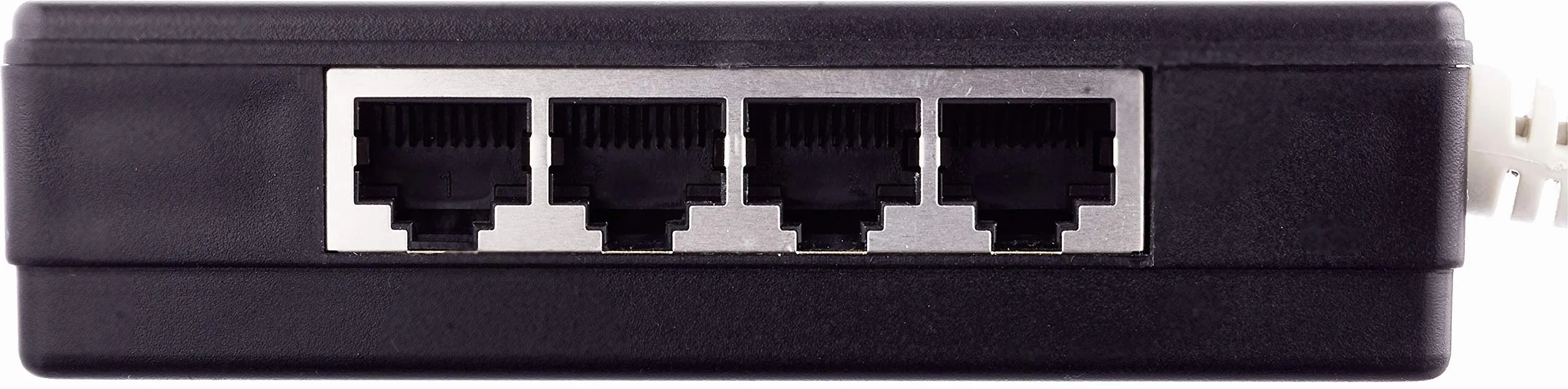 LogiLink MP0032 RJ45 4-portowy rozdzielacz czarny