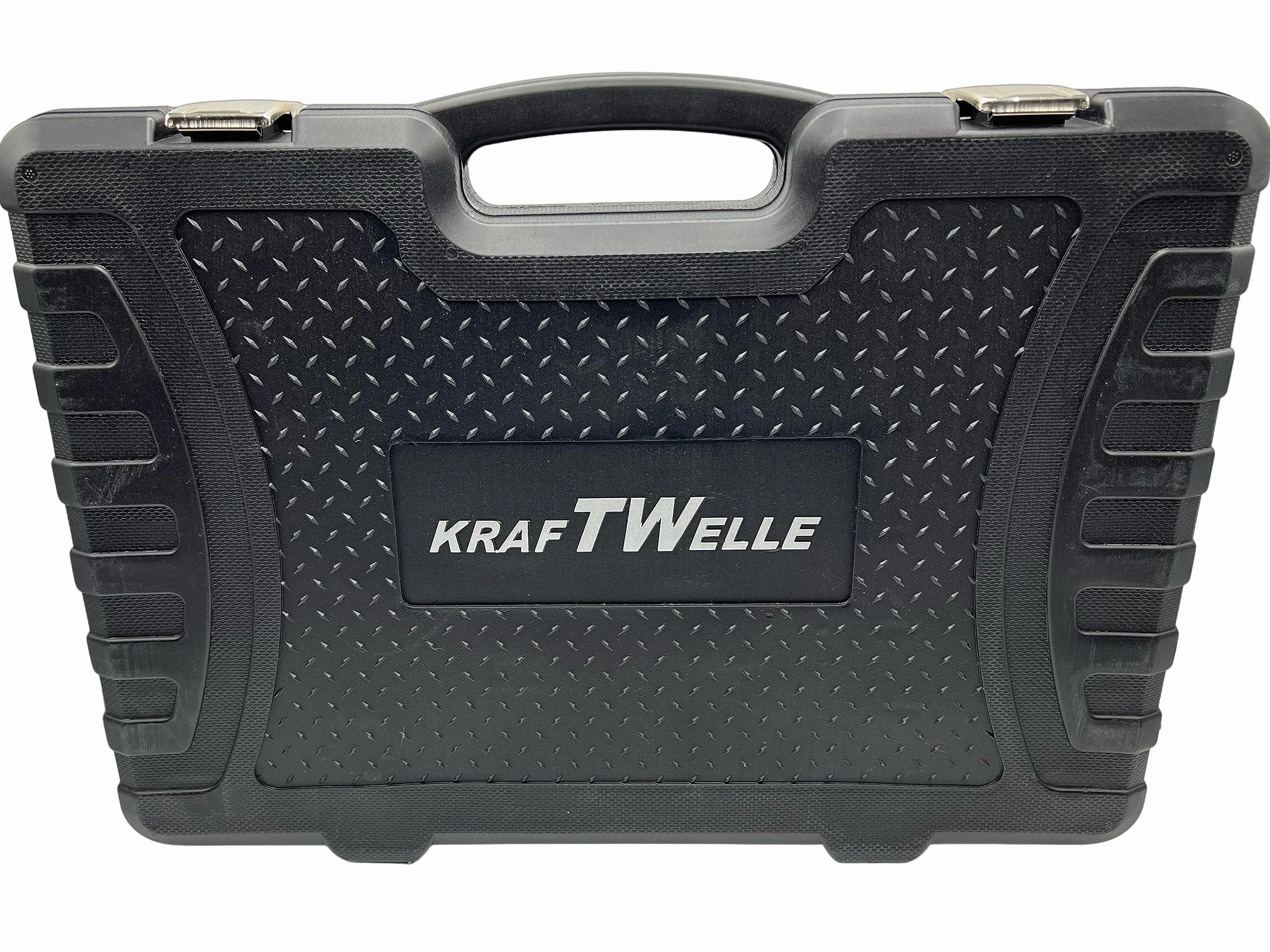 Klucz grzechotkowy Kraftwelle sztywny pierścień oczkowy z grzechotką 6-32 mm zestaw narzędzi w walizce, klucz oczkowy 72 zęby, drobne ząbki, wykonany ze stali chromowo-wanadowej, jakość przemysłowa