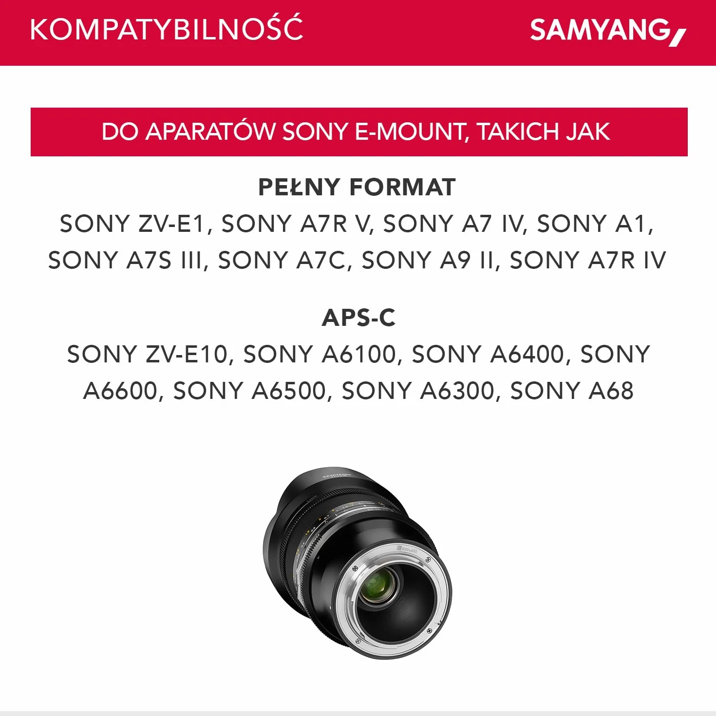 Samyang MF 14 mm F2,8 MK2 Sony E obiektyw szerokokątny stała ogniskowa pełny format APS-C