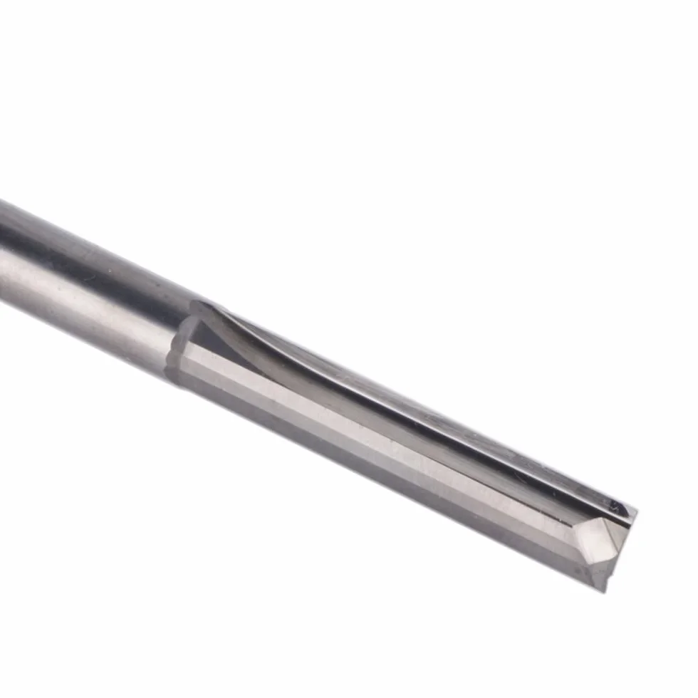 1 szt. 2-ostrzowy frez prosty do rowków - frez trzpieniowy z węglika wolframu do routera CNC - rozmiary trzpienia od 3,175 mm do 8 mm(ST2F-D10.0-L52)