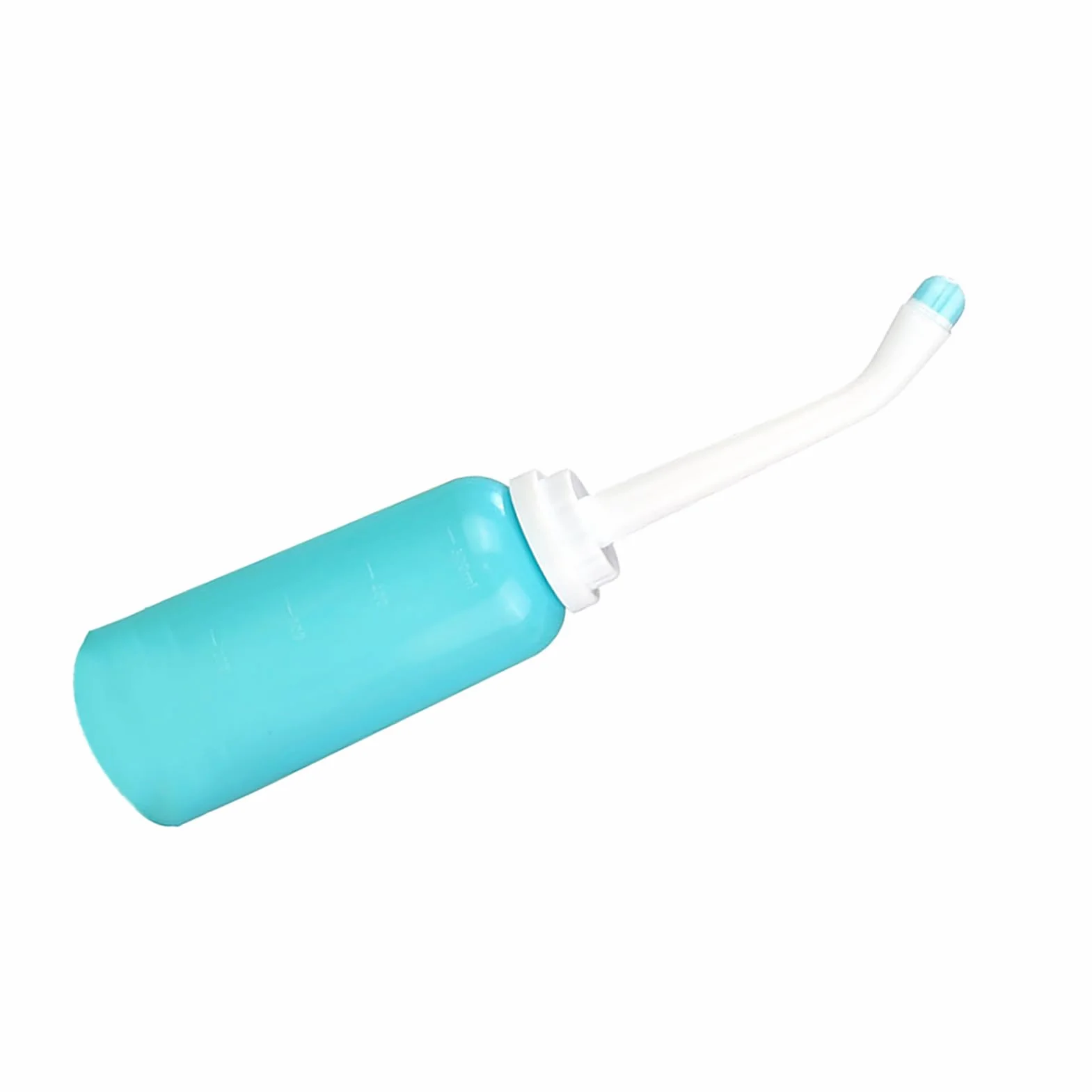 Przenośny bidet toaletowy, przenośny bidet, przenośny bidet, przenośny, odporny na wysokie temperatury, dla kobiet, spryskiwacz, do prywatnej pielęgnacji, 500 ml, niebieski