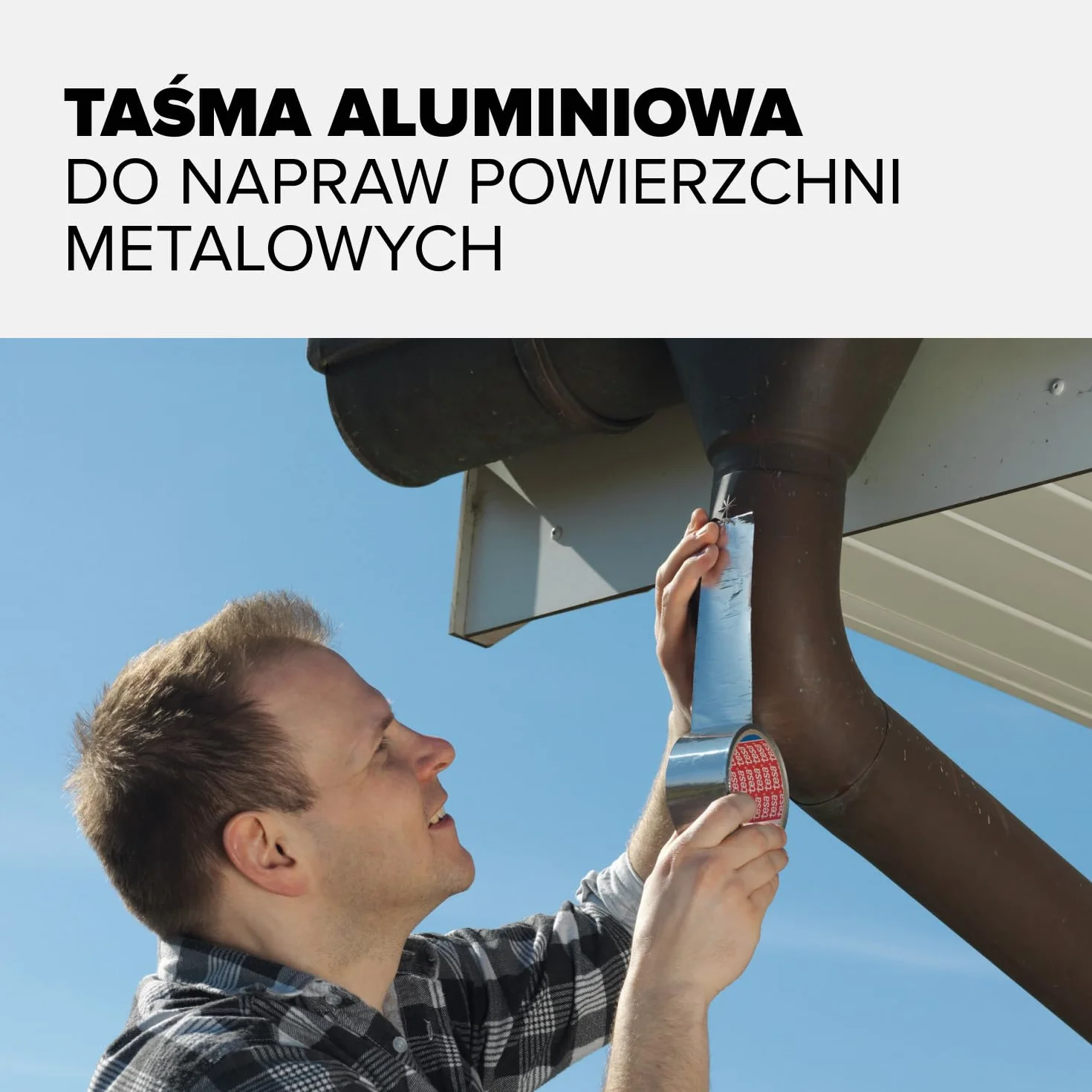 Tesa 56223-00000-11 Samoprzylepna Taśma Aluminiowa, Srebrny, 10 m x 50 mm