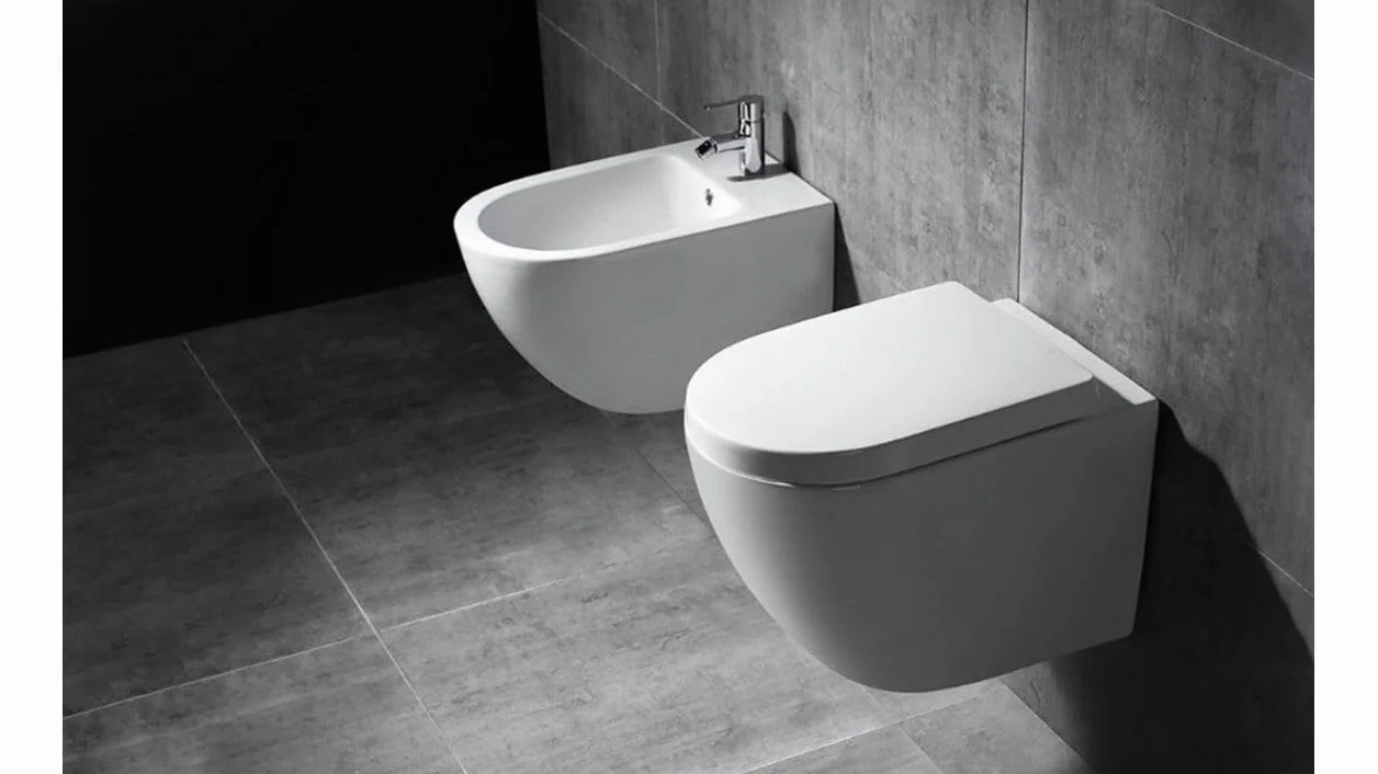 Rea Bidet Podwieszany, Carlo Carter Mini Biały, 49,5x37x32,5cm