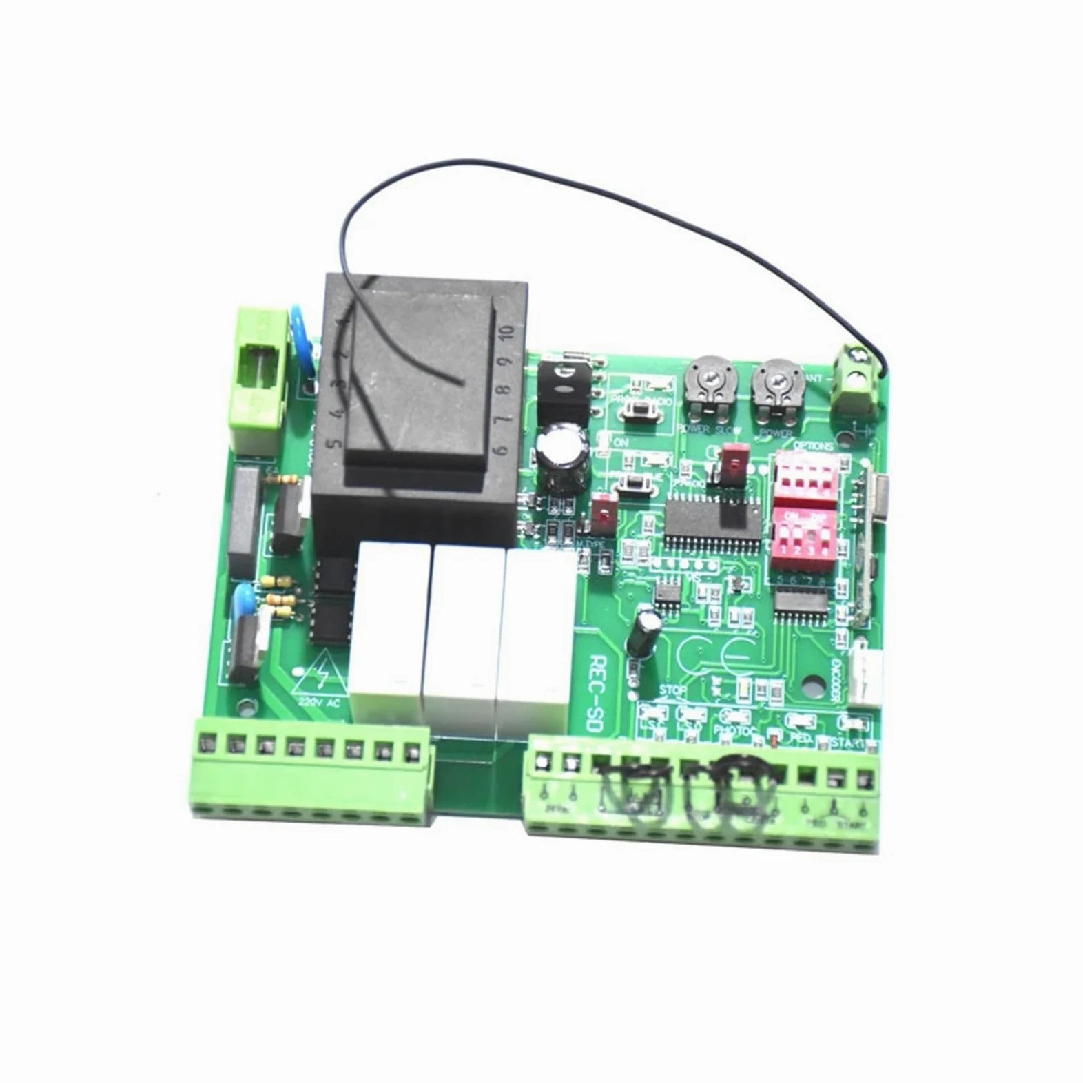 Zamienna płytka PCB obwodu sterującego dla silnika bramy przesuwnej Płyta obwodu sterującego Karta elektroniczna dla otwieracza bramy przesuwnej Model AC Silna wrażliwość(Kit4)