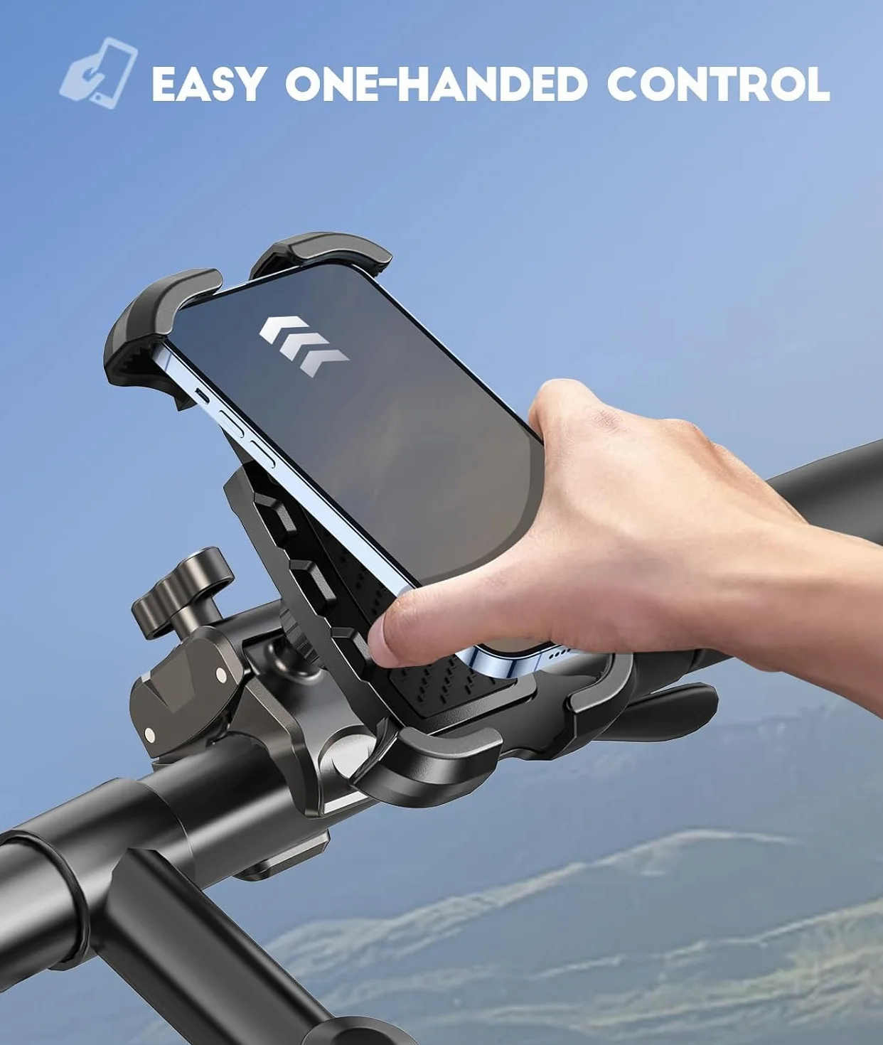 CIRYCASE Uchwyt na telefon rowerowy motocyklowy na kierownicę 4,7"-6,8"