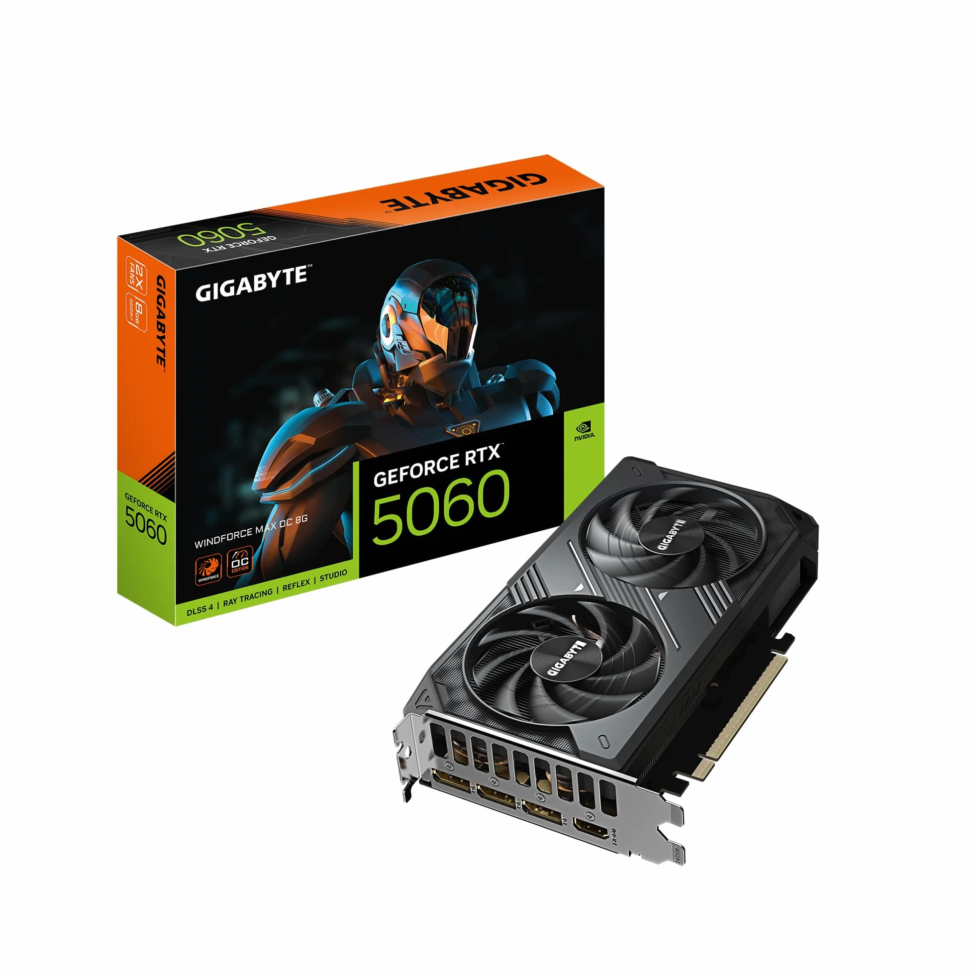 GIGABYTE GeForce RTX 5060 WINDFORCE MAX OC 8G Karta graficzna 8 GB GDDR7 PCIe 5.0