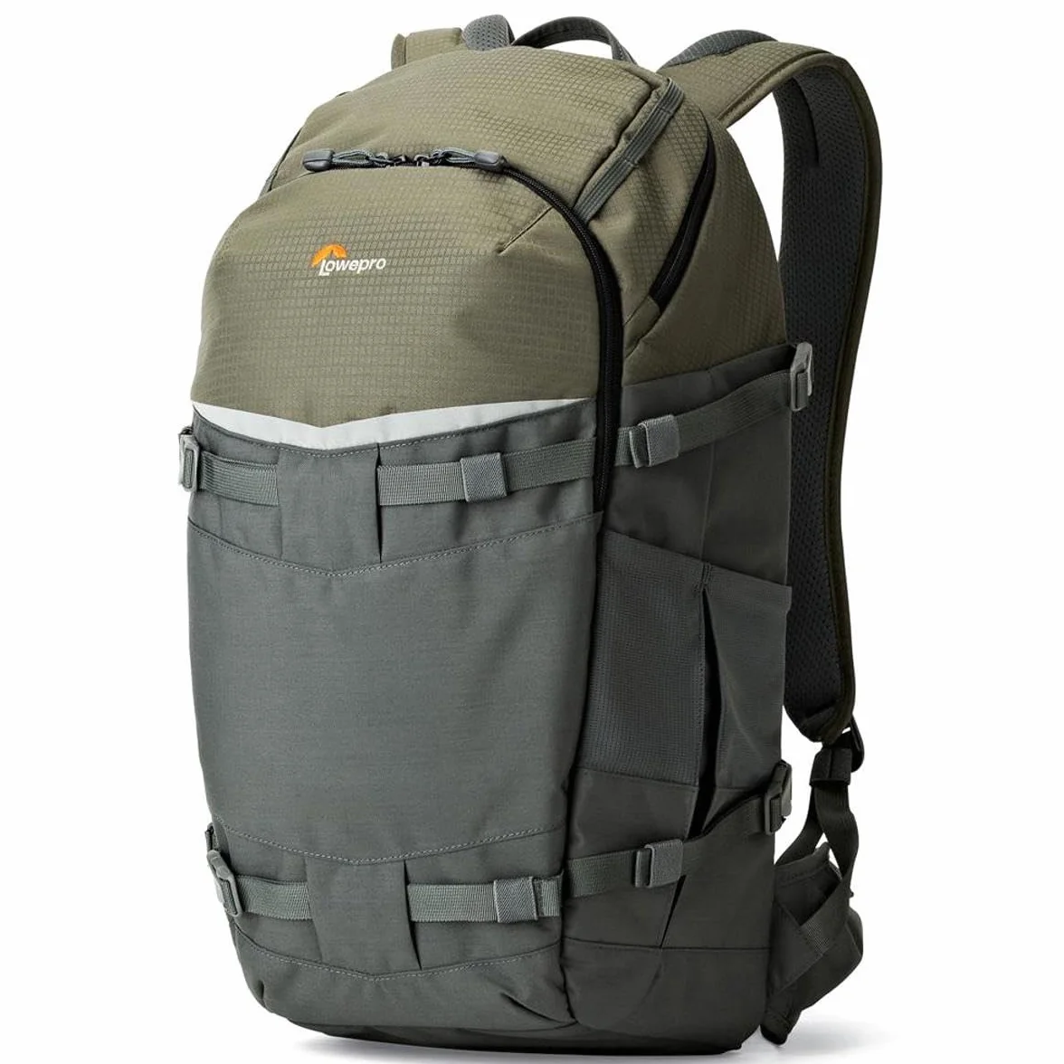 Lowepro Flipside Trek Plecak na Aparat Fotograficzny, Szary/Zielony, 16l