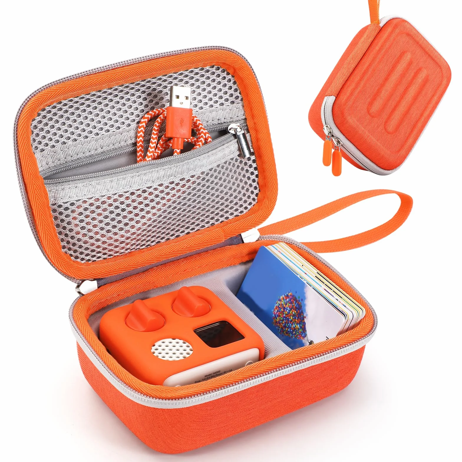 Etui podróżne Yoto Mini 2024 Edition EVA twarda torba pomarańczowy 6.3 x 4.7 x 3