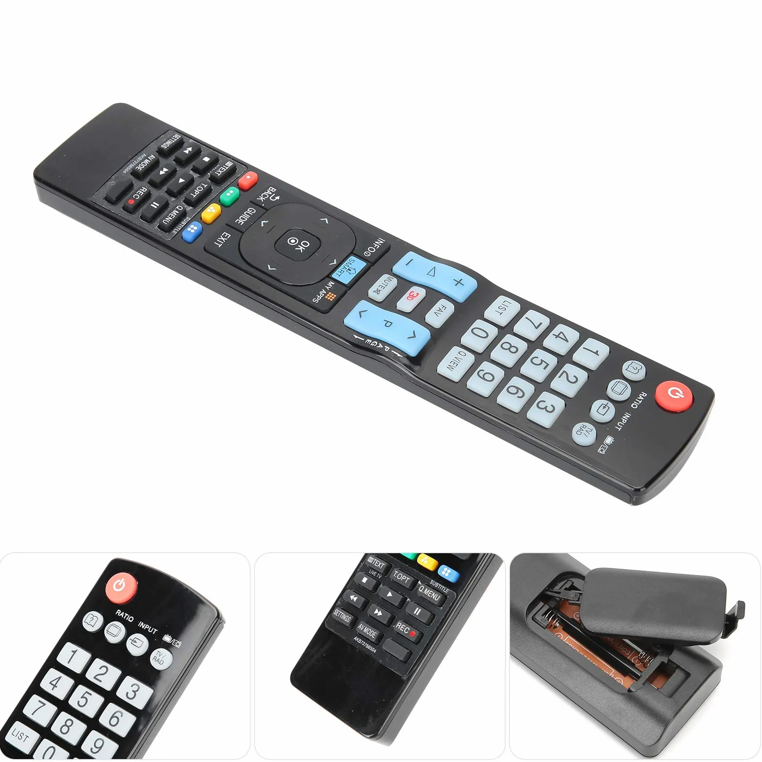Pilot Zdalnego Sterowania do Telewizora aqxreight Akb73756504 Akb73756502 42la6620
