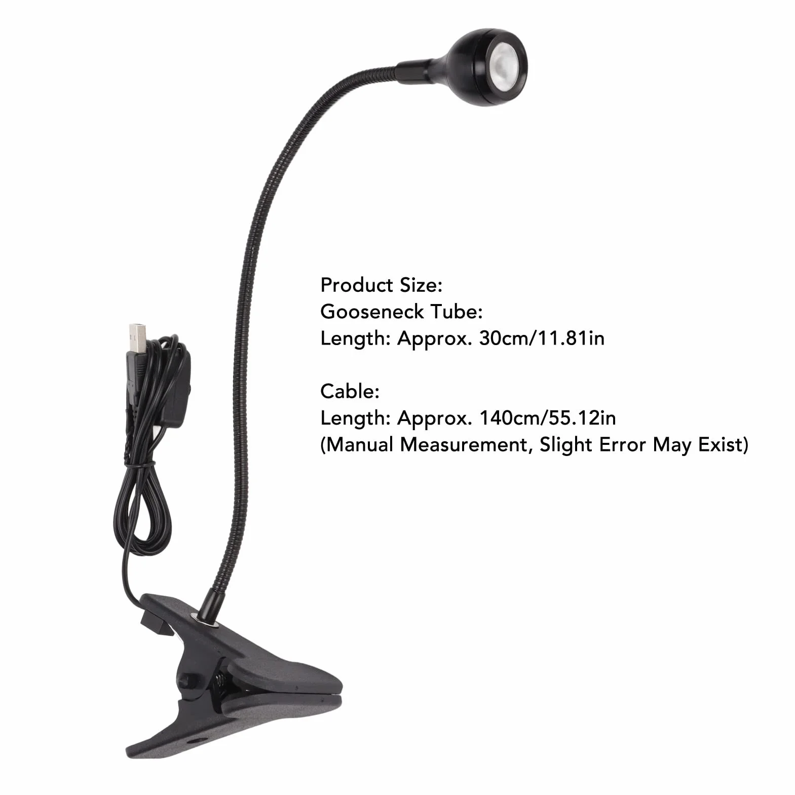 Lampa do utwardzania klejem UV, Przenośne, elastyczne lampy LED 360 ° USB 3W, koraliki UV z gęsią szyją i zaciskiem, Mini lampka biurkowa do paznokci żelowych, naprawy telefonów, wykrywania