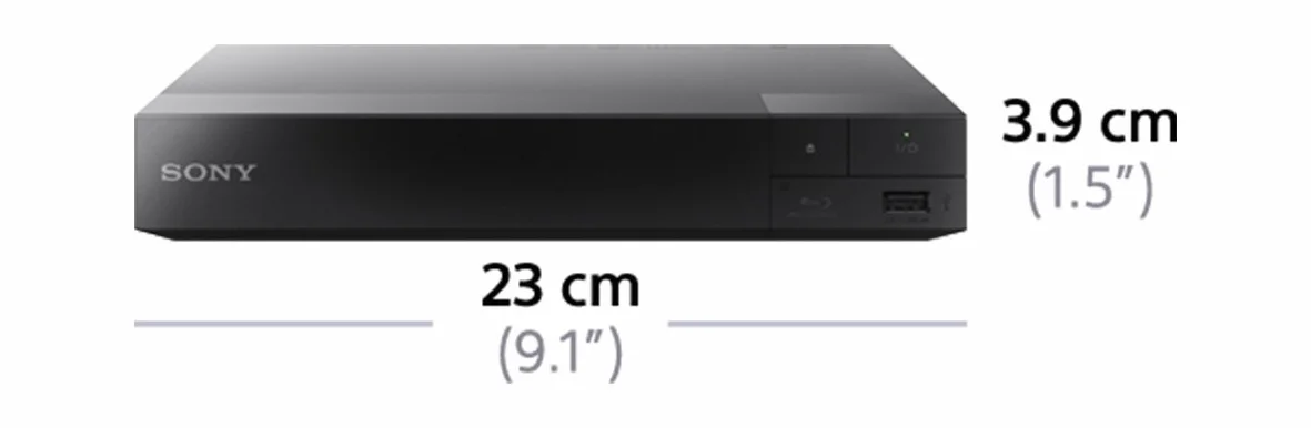 Sony Bdp-S3700 BDPS3700BEC1 Odtwarzacz, Czarny, ‎19,4 x 23 x 3,9 cm