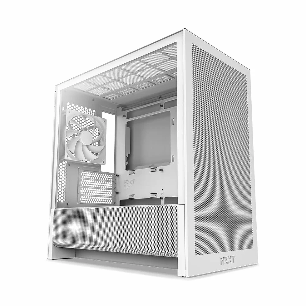 NZXT H3 Flow Obudowa Micro-ATX Biała 280 mm 240 mm Back-connect