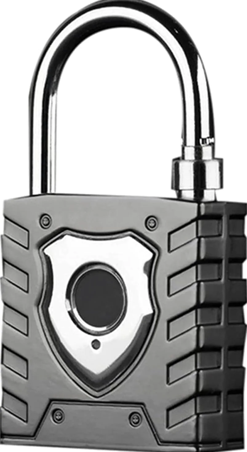 Inteligentna kłódka z czytnikiem linii papilarnych Blokada do szafki na czytnik linii papilarnych Pa USB, srebrna 9,2 x 5,6 x 1,7 cm